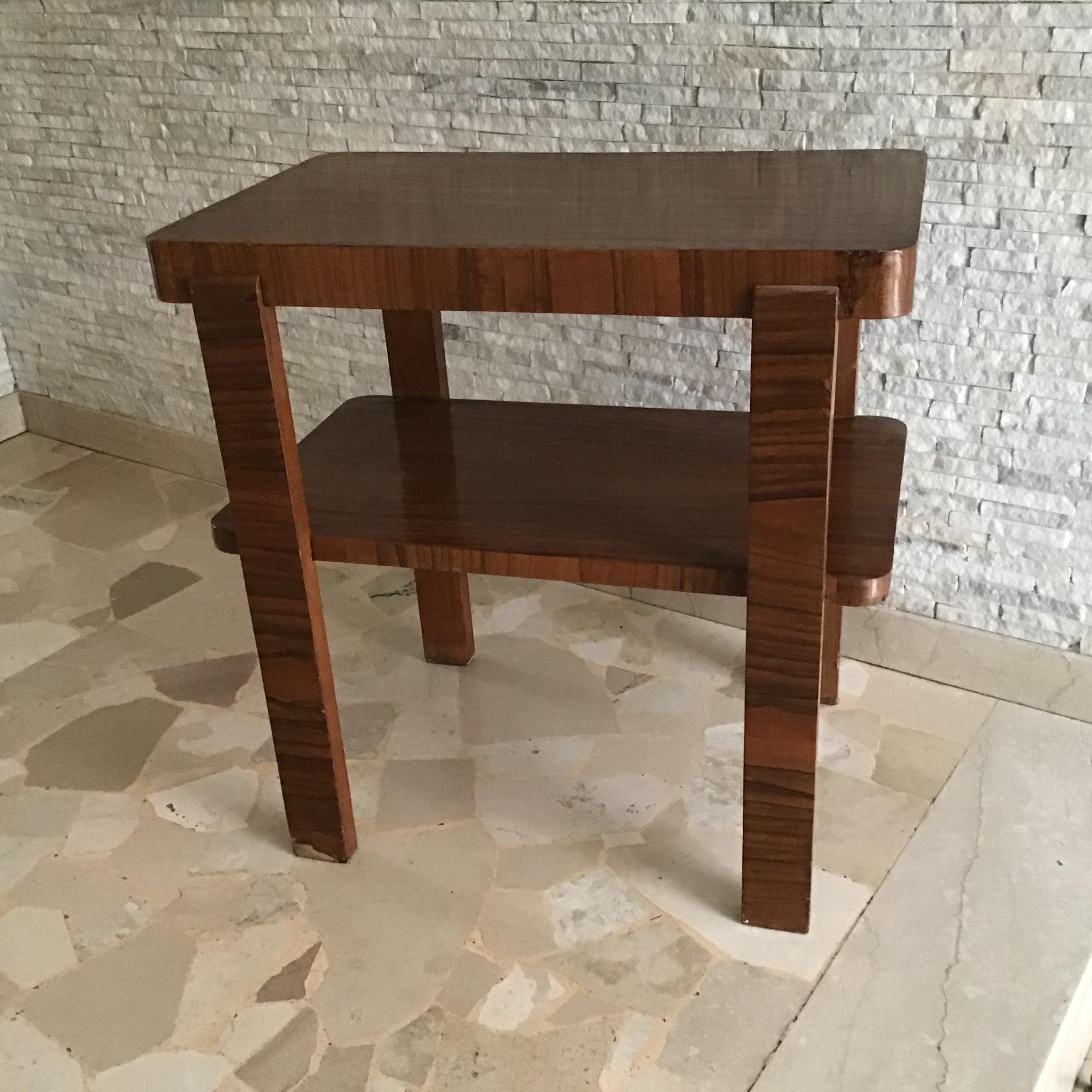 Osvaldo Borsani Coffee Table/Etagere Wood 1940 Italy For Sale 3