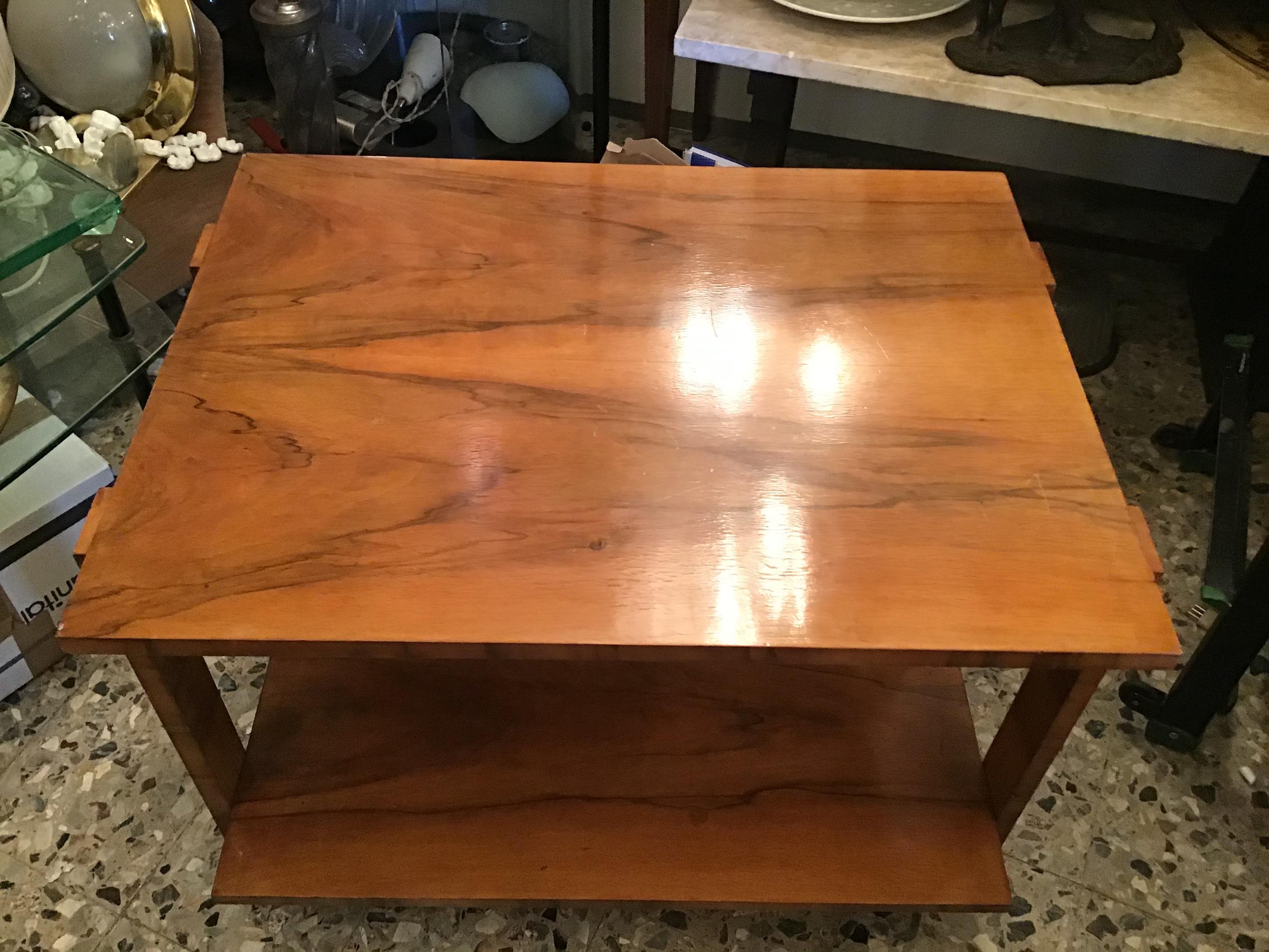 Other Osvaldo Borsani Coffee Table Wood 1940 Italy  For Sale