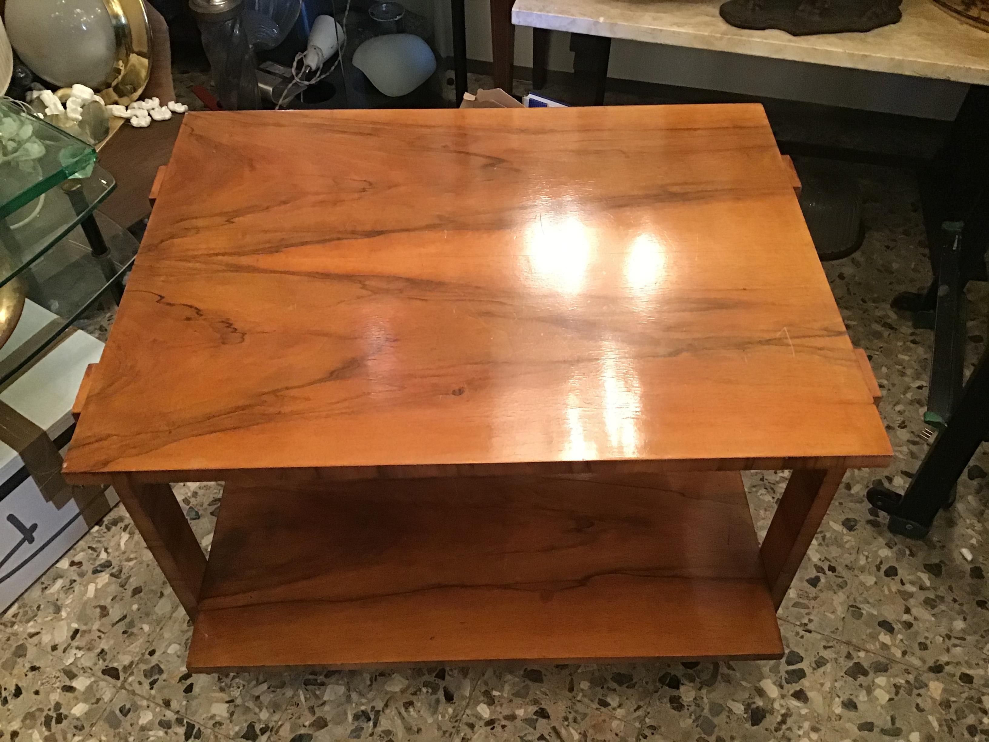 Osvaldo Borsani Coffee Table Wood 1940 Italy  In Excellent Condition For Sale In Milano, IT
