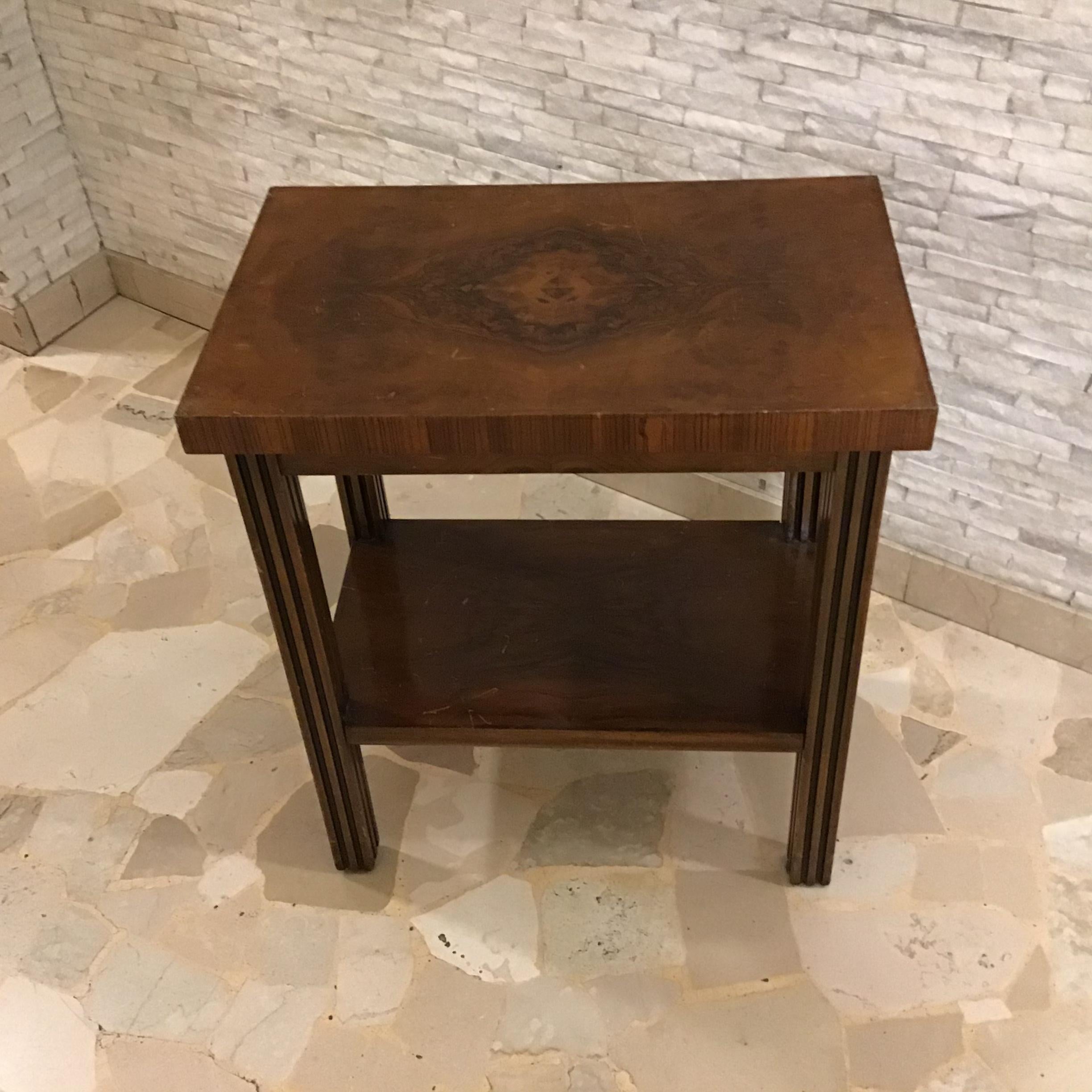 Osvaldo Borsani Coffee Table Wood 1940 Italy In Good Condition For Sale In Milano, IT