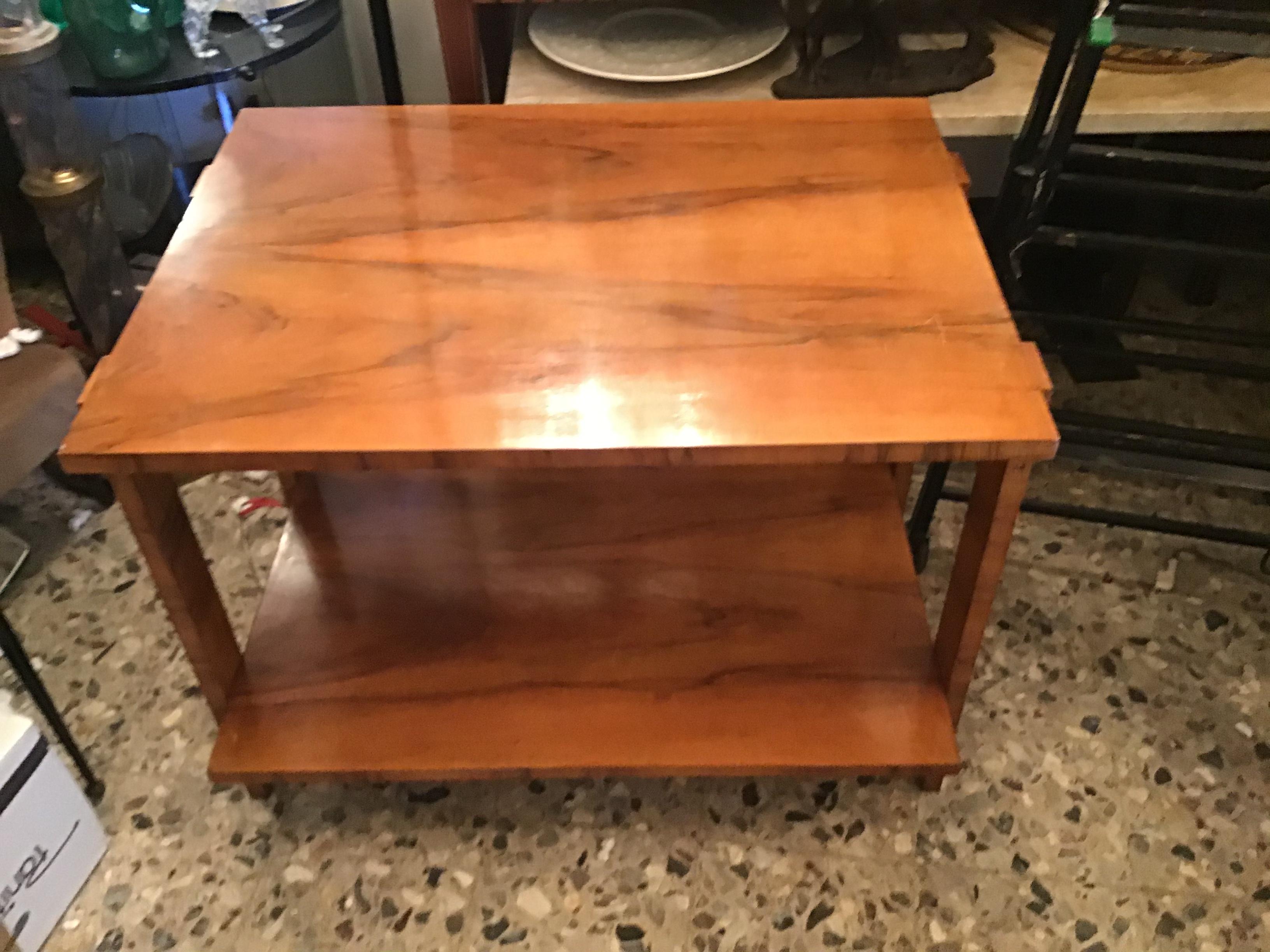 Osvaldo Borsani Coffee Table Wood 1940 Italy  For Sale 1