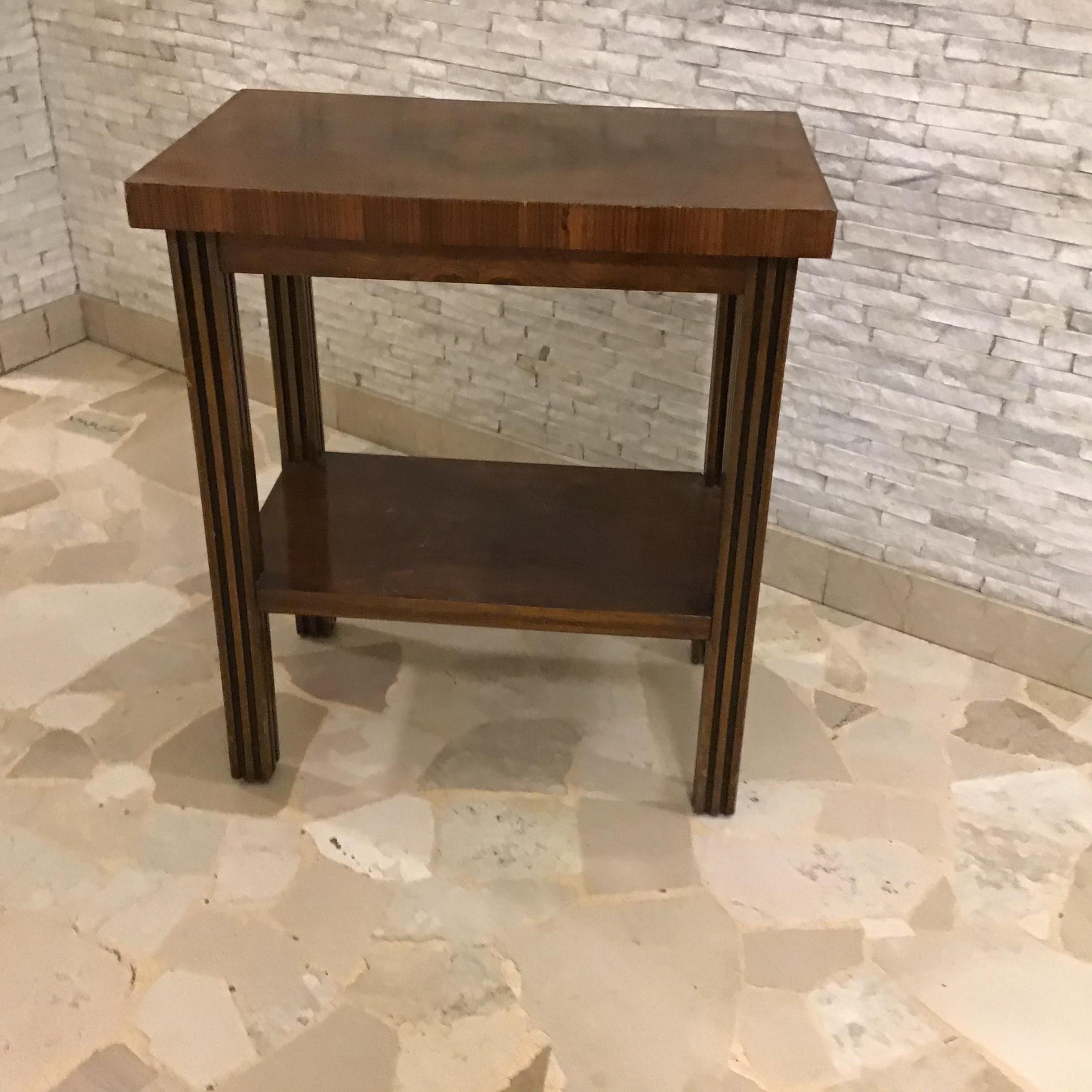 Mid-20th Century Osvaldo Borsani Coffee Table Wood 1940 Italy For Sale