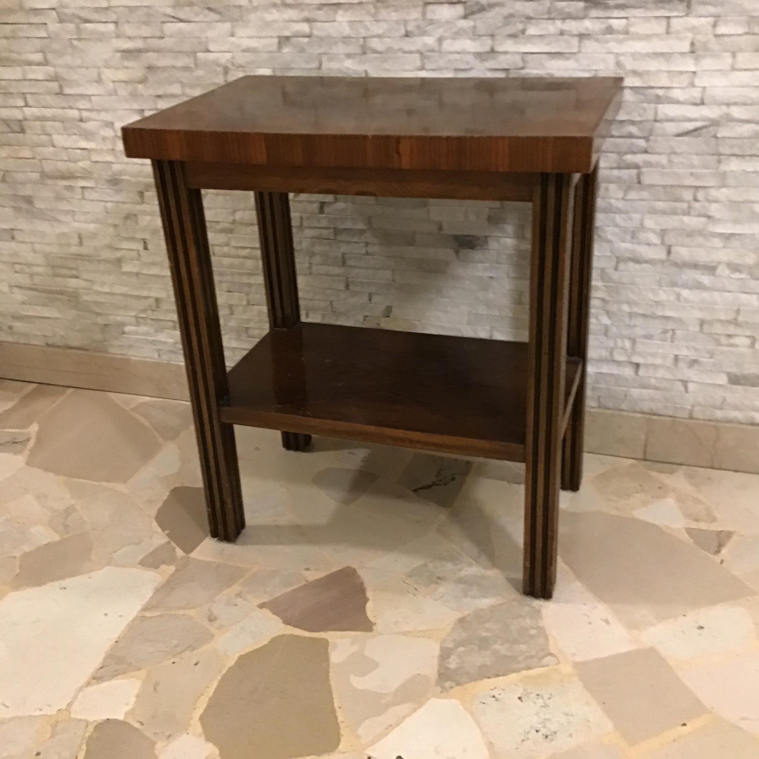 Osvaldo Borsani Coffee Table Wood 1940 Italy For Sale 2