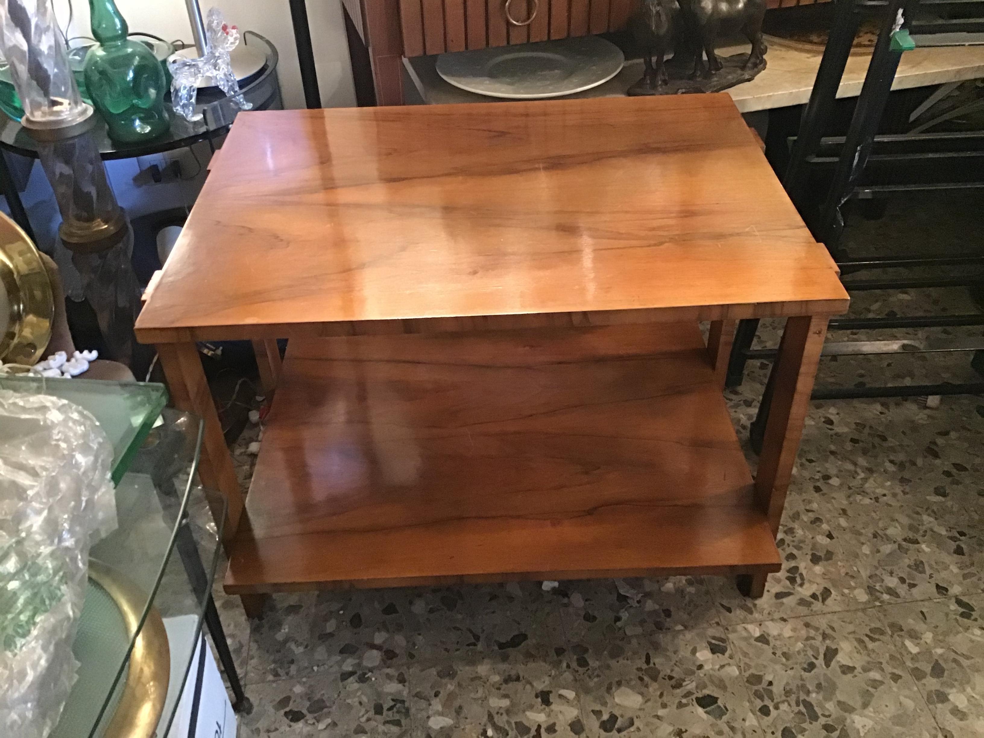 Osvaldo Borsani Coffee Table Wood 1940 Italy  For Sale 4