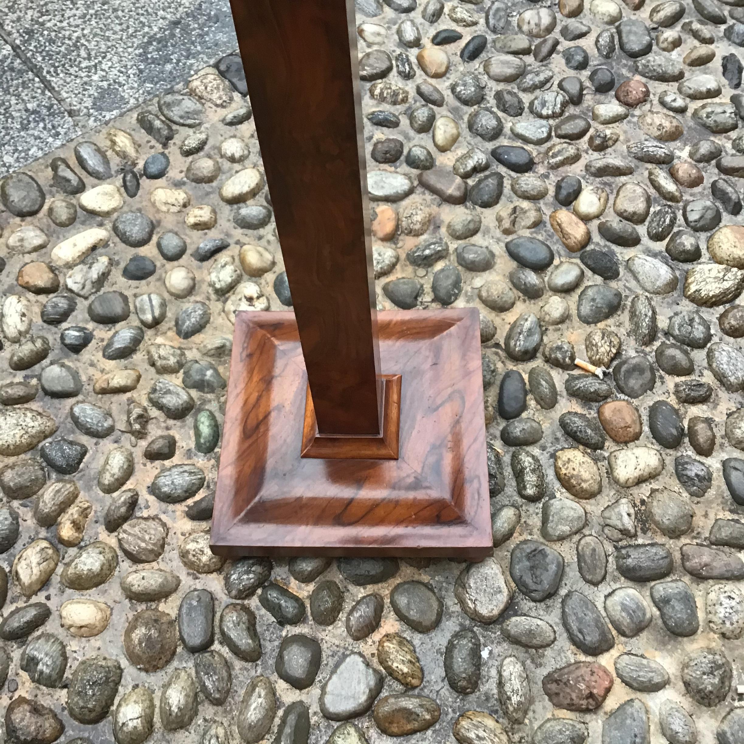 Italian Osvaldo Borsani Colonna /Piedistallo Radica di Noce 1935 Italy For Sale