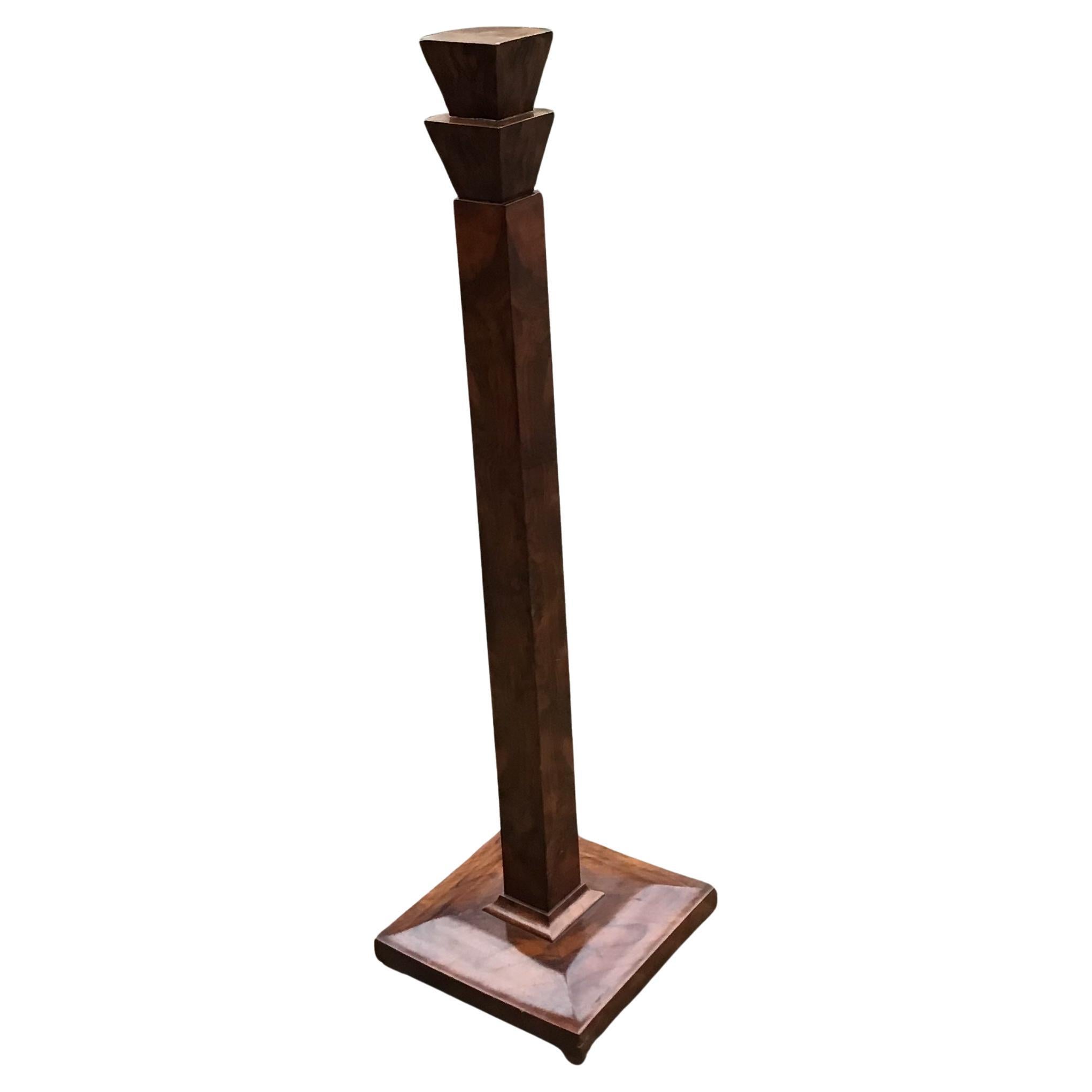 Osvaldo Borsani Colonna /Piedistallo Radica di Noce 1935 Italy For Sale