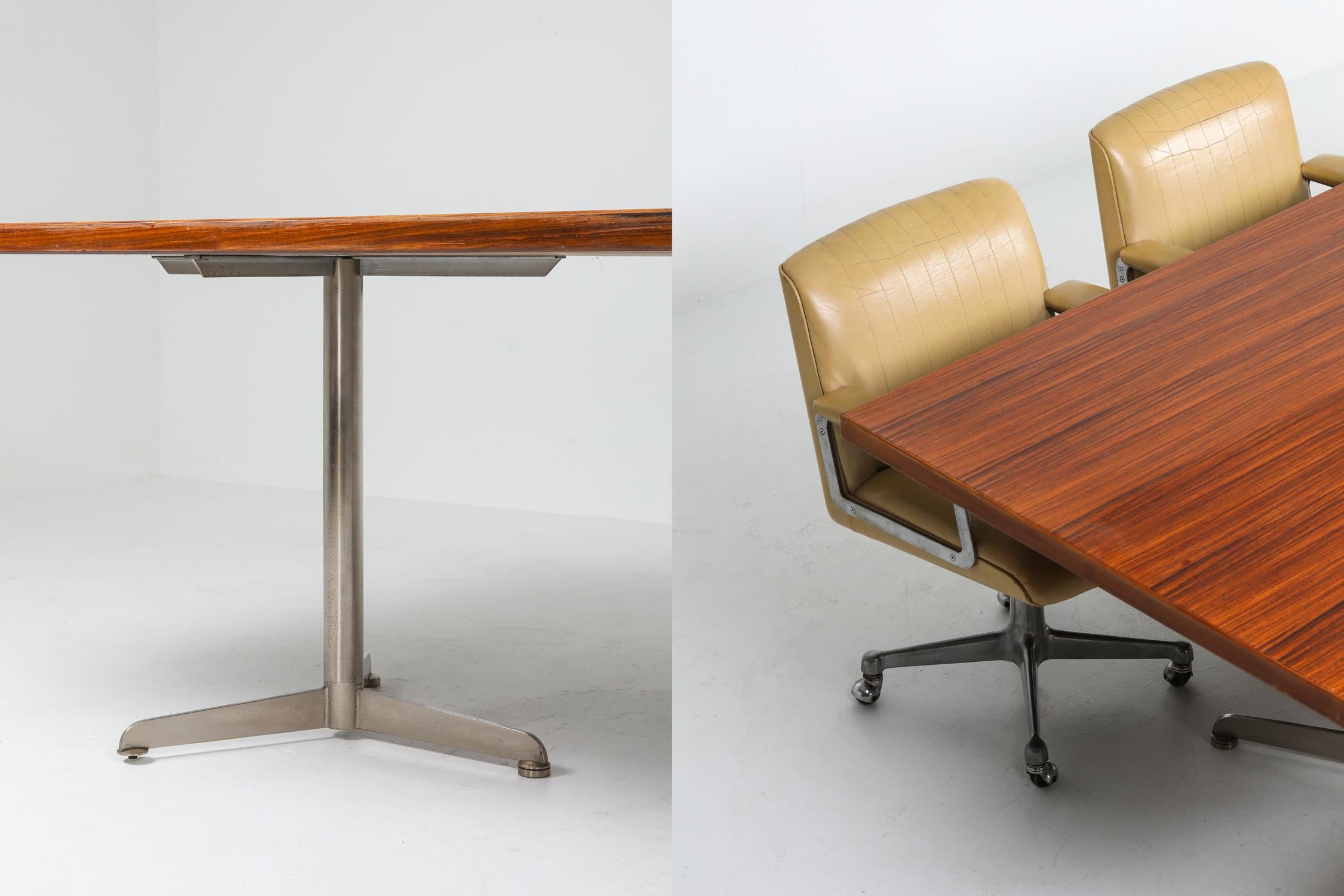 Osvaldo Borsani Conference Table for Tecno, Italy, 1960s 6