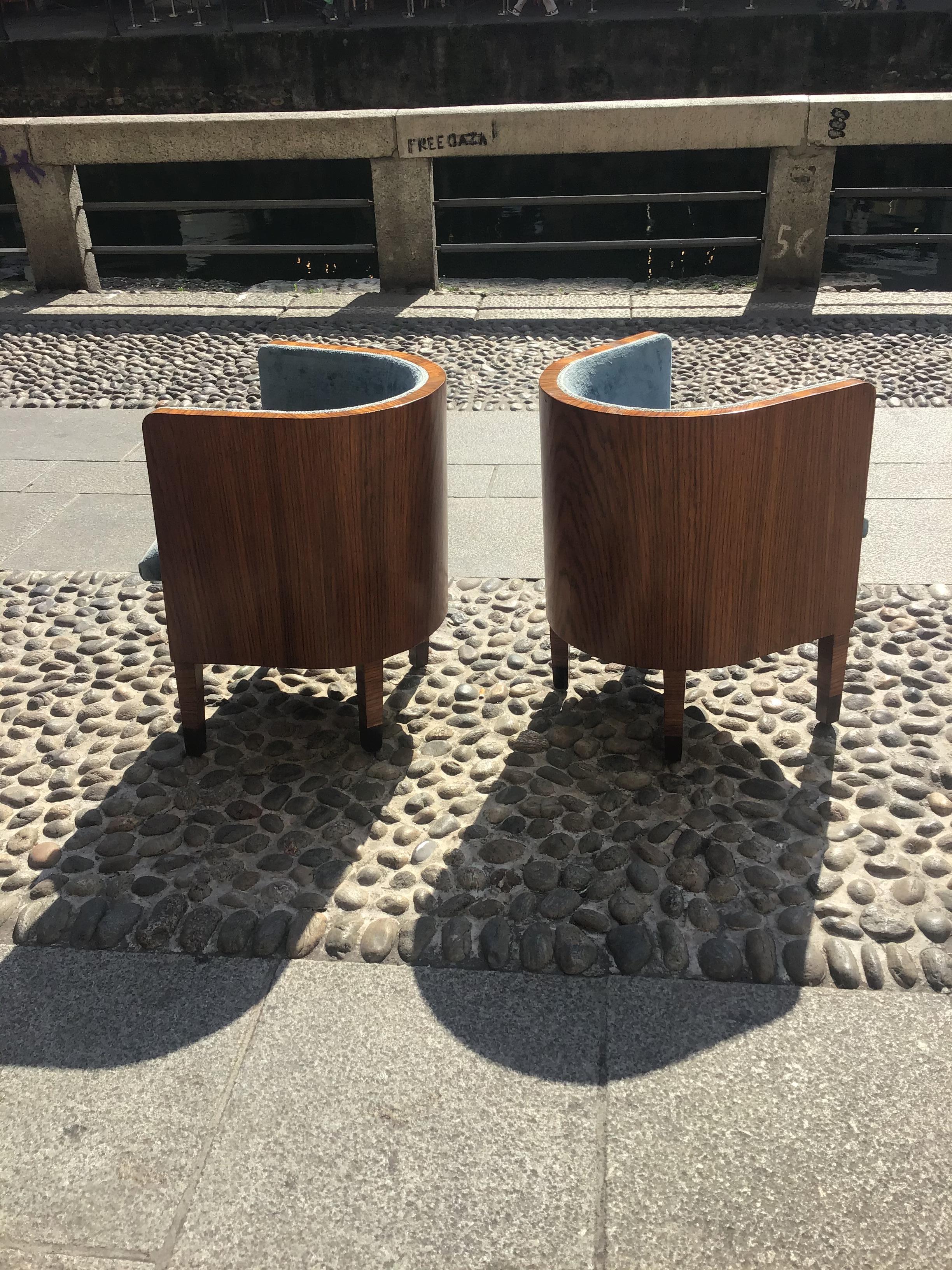 Osvaldo Borsani Pair of Armchairs 