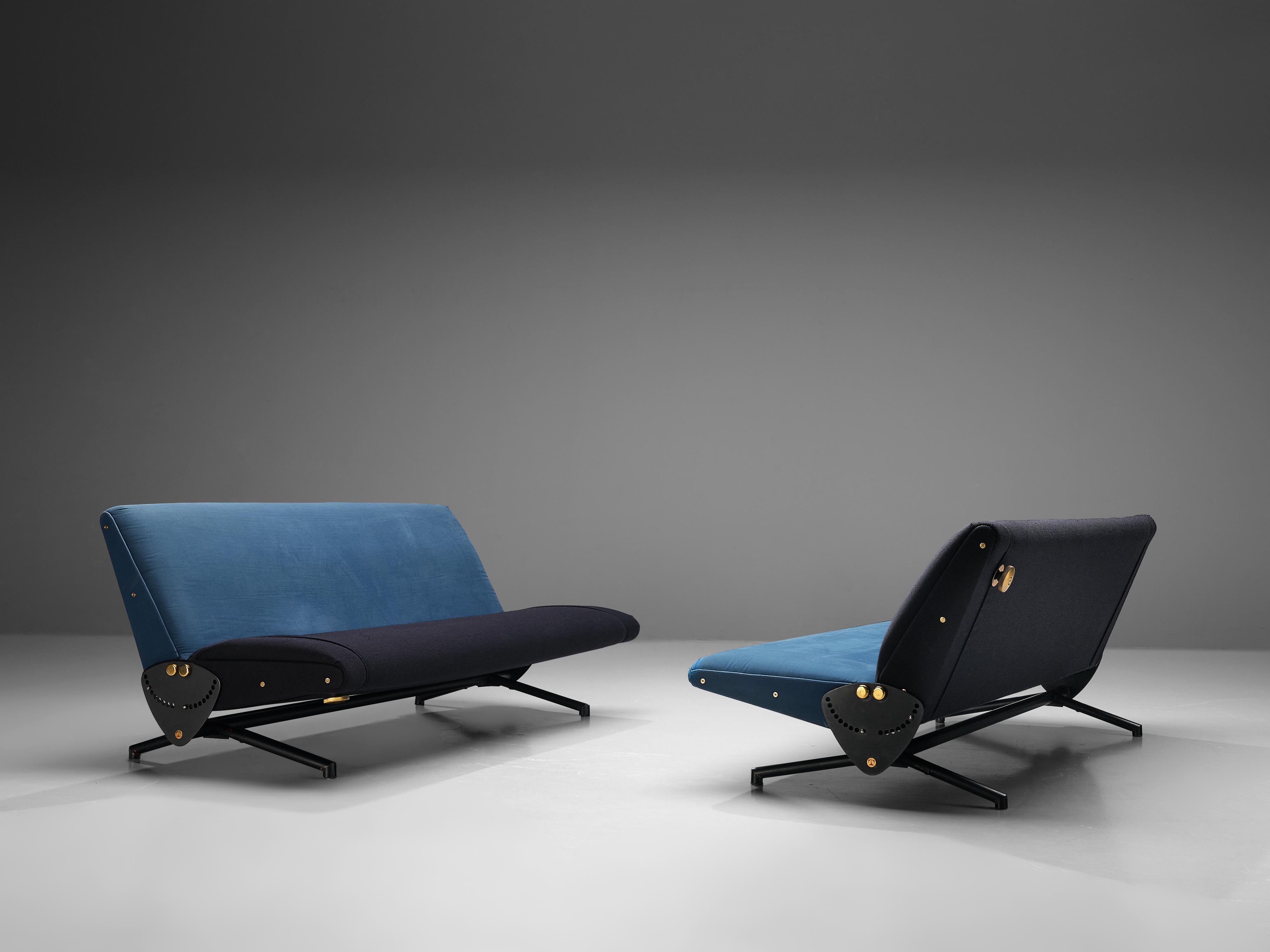 Mid-20th Century Osvaldo Borsani Customizable 'D70' Sofa for Tecno