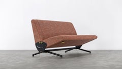 Sofá y Daybed Osvaldo Borsani D70 1954 by Tecno Italia Retapizado Mediano Siglo