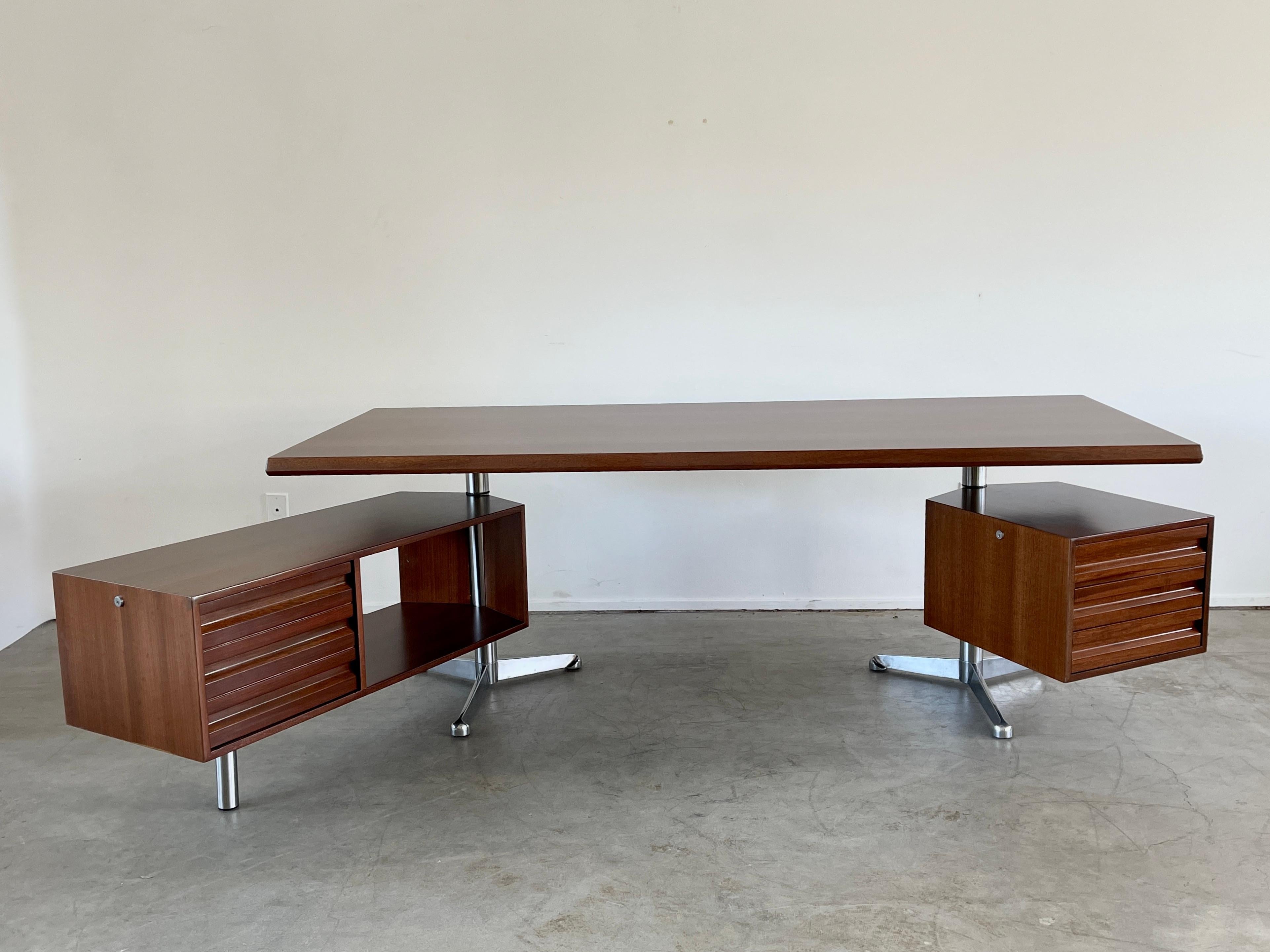 Rosewood Osvaldo Borsani Desk