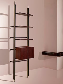 Osvaldo Borsani E22 Double Sided Freestanding Wall Unit for Tecno, Italy, 1950s