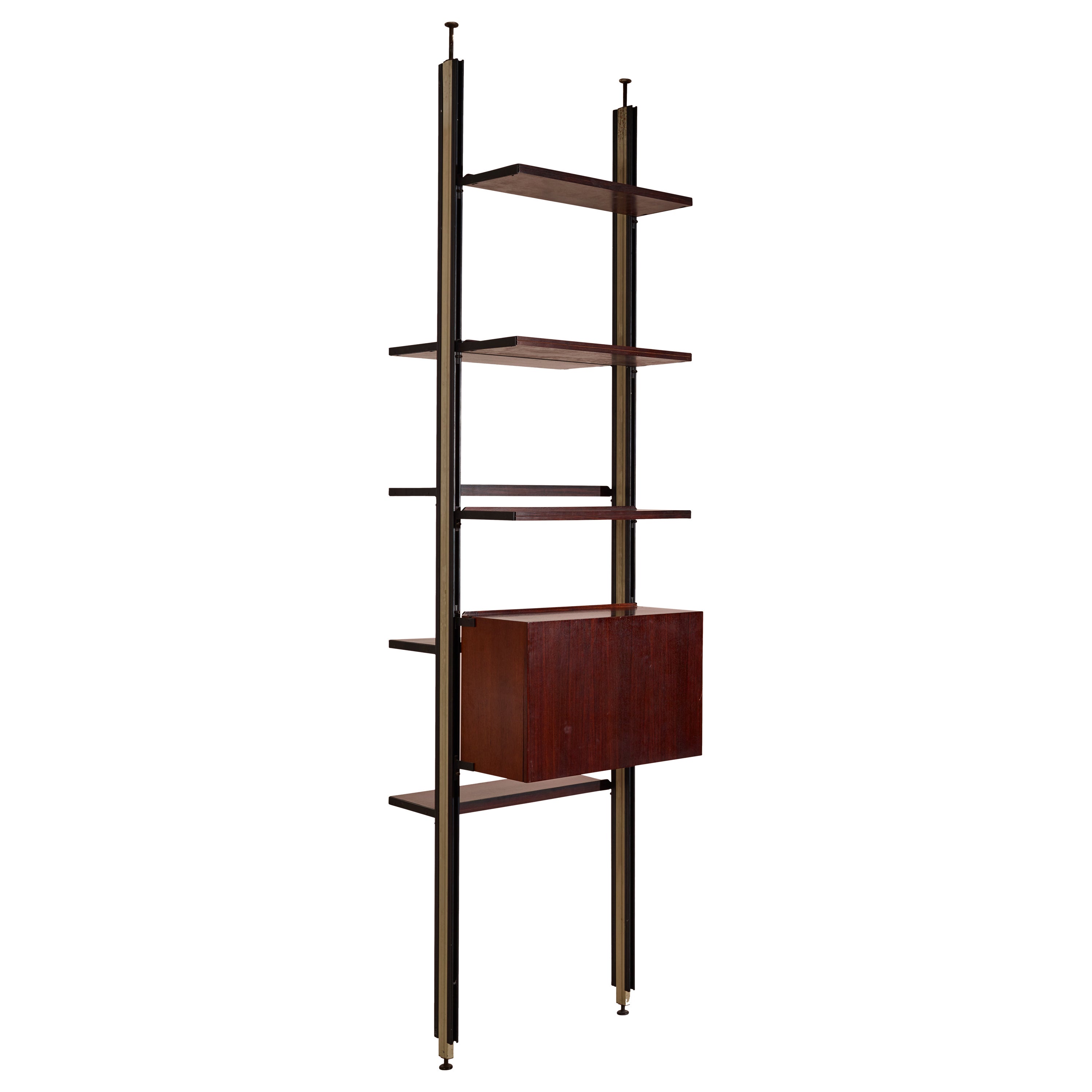 Osvaldo Borsani E22 Double Sided Freestanding Wall Unit for Tecno, Italy, 1950s
