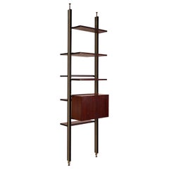 Osvaldo Borsani E22 Double Sided Freestanding Wall Unit for Tecno, Italy, 1950s