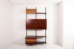 Osvaldo Borsani E22 Hifi Wall Unit for Tecno, Italy, 1960s