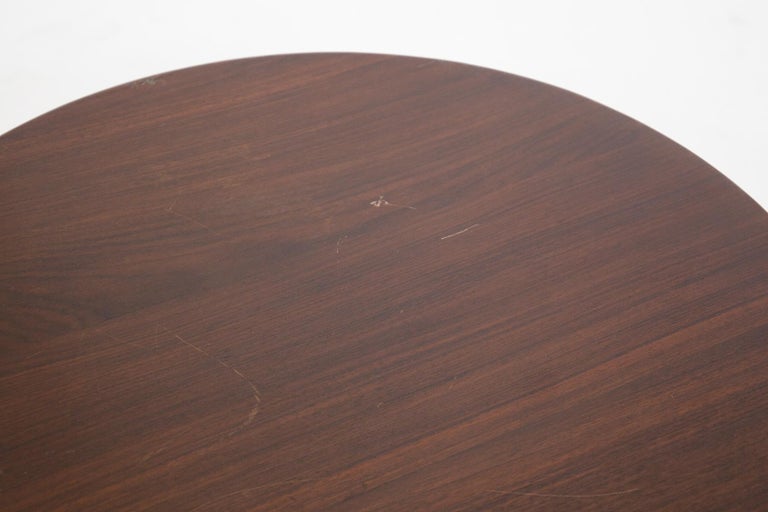 Italian Osvaldo Borsani Elegant Coffee Table in Wood Walnut For Sale