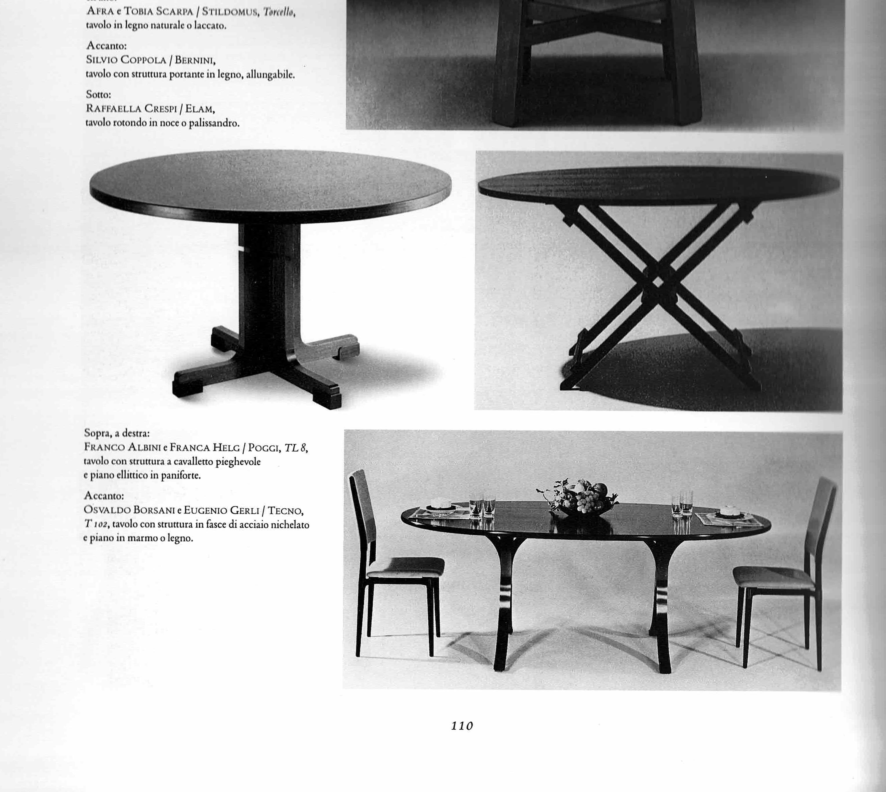 Osvaldo Borsani & Eugenio Gerli for Tecno Italian Dark Wood Dining Table 1960s 11