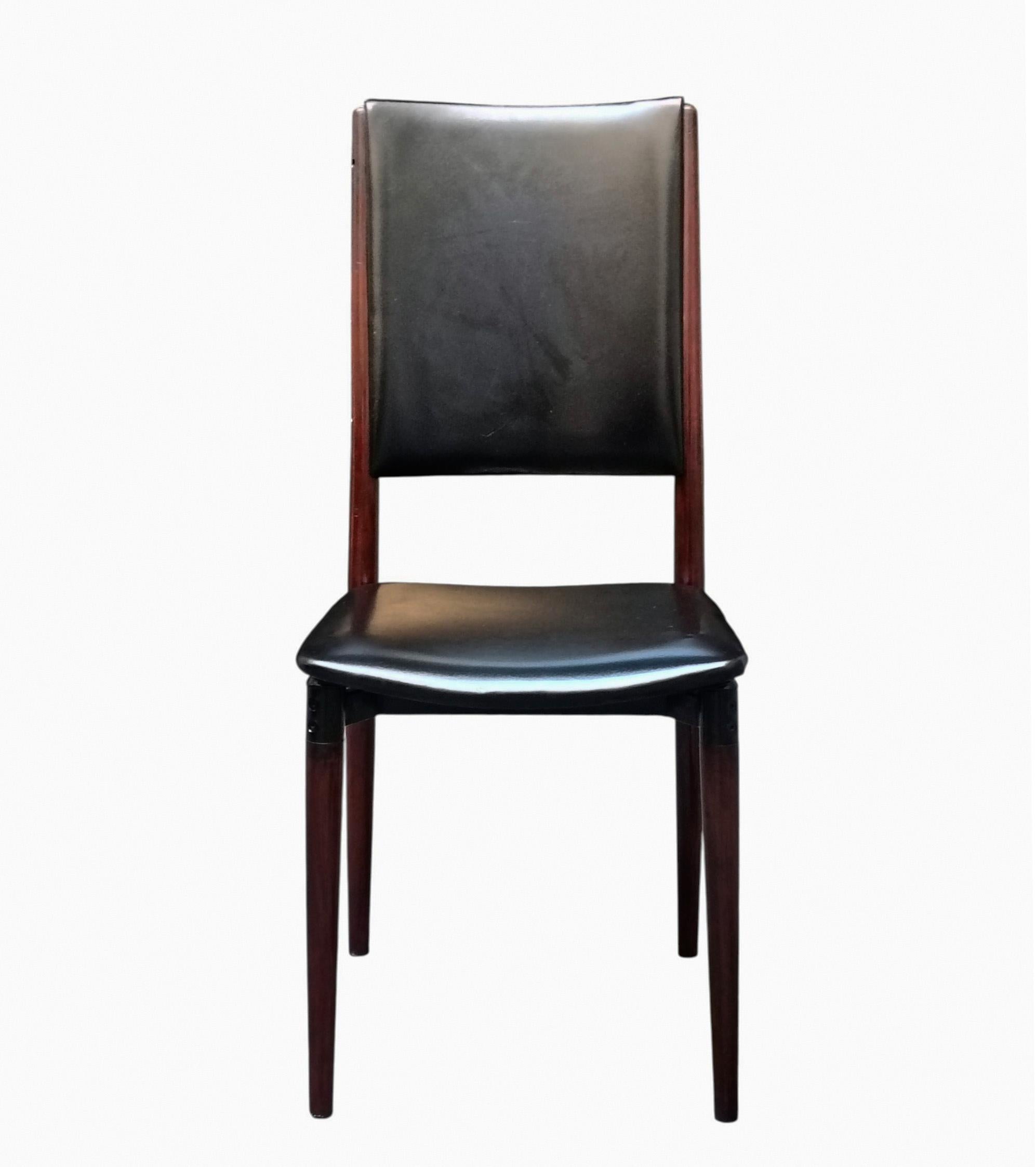 italien Osvaldo Borsani & Eugenio Gerli per Tecno Set di 4 Sedie 