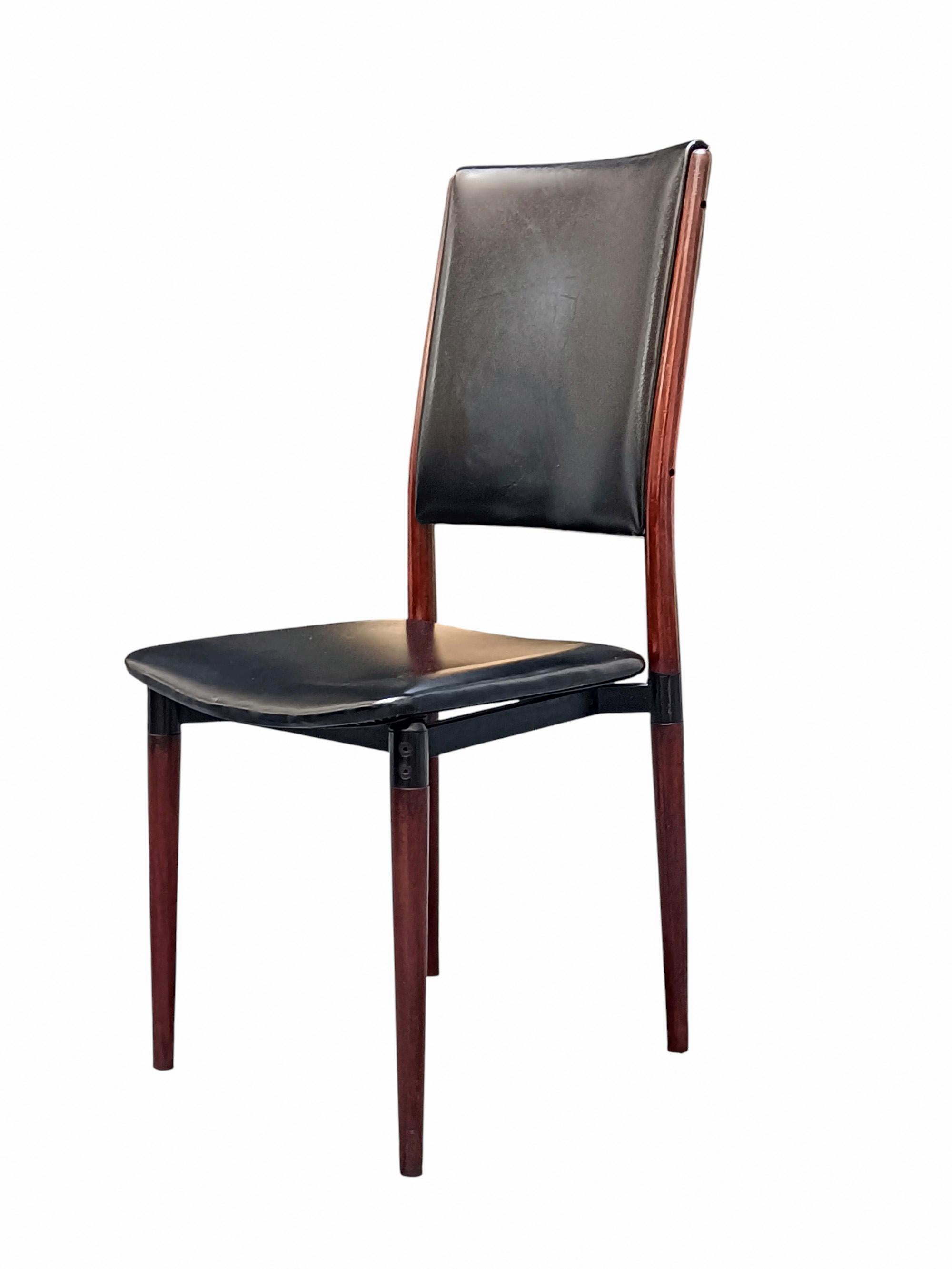 Osvaldo Borsani & Eugenio Gerli per Tecno Set di 4 Sedie 