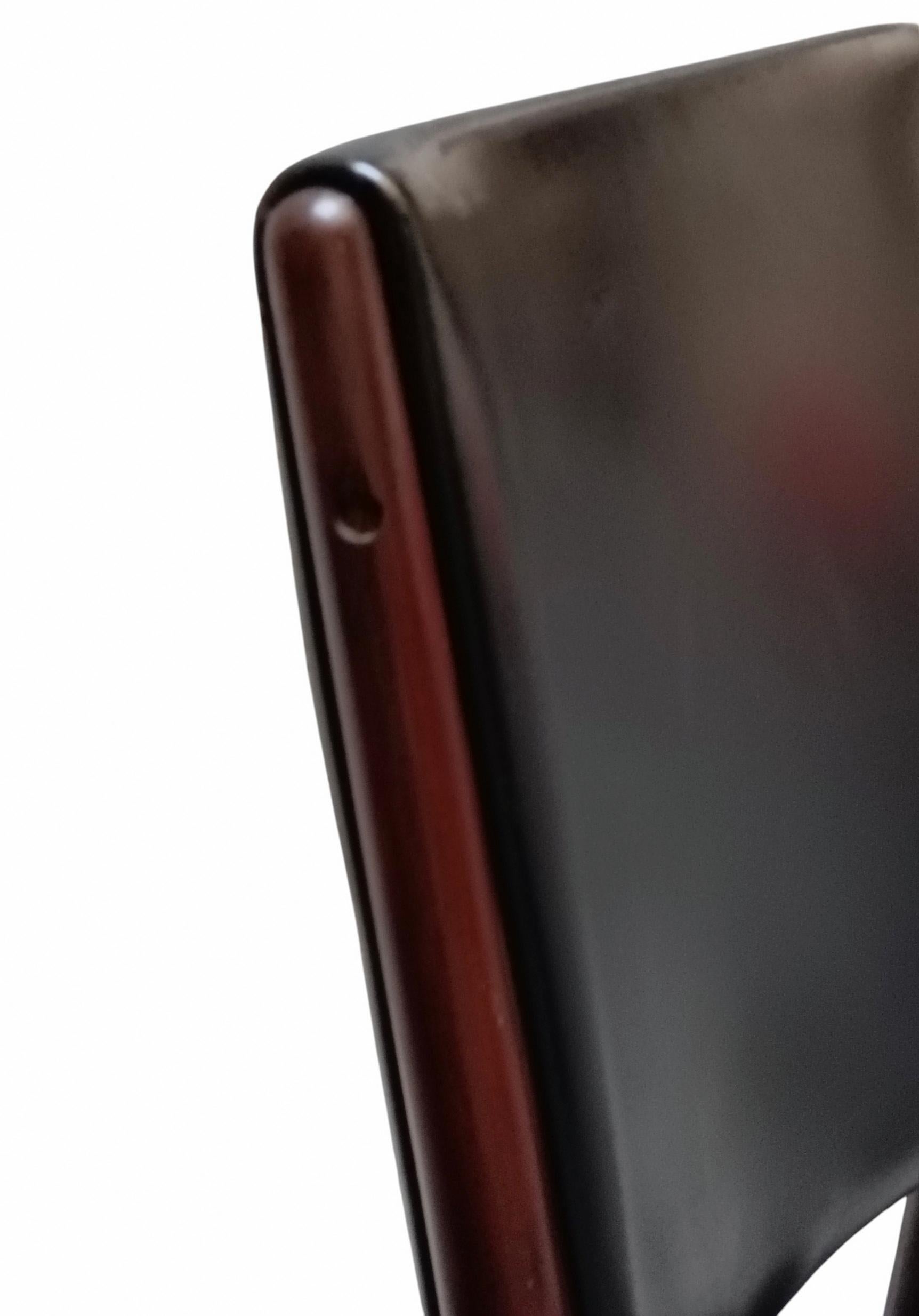 Osvaldo Borsani & Eugenio Gerli per Tecno Set di 4 Sedie 