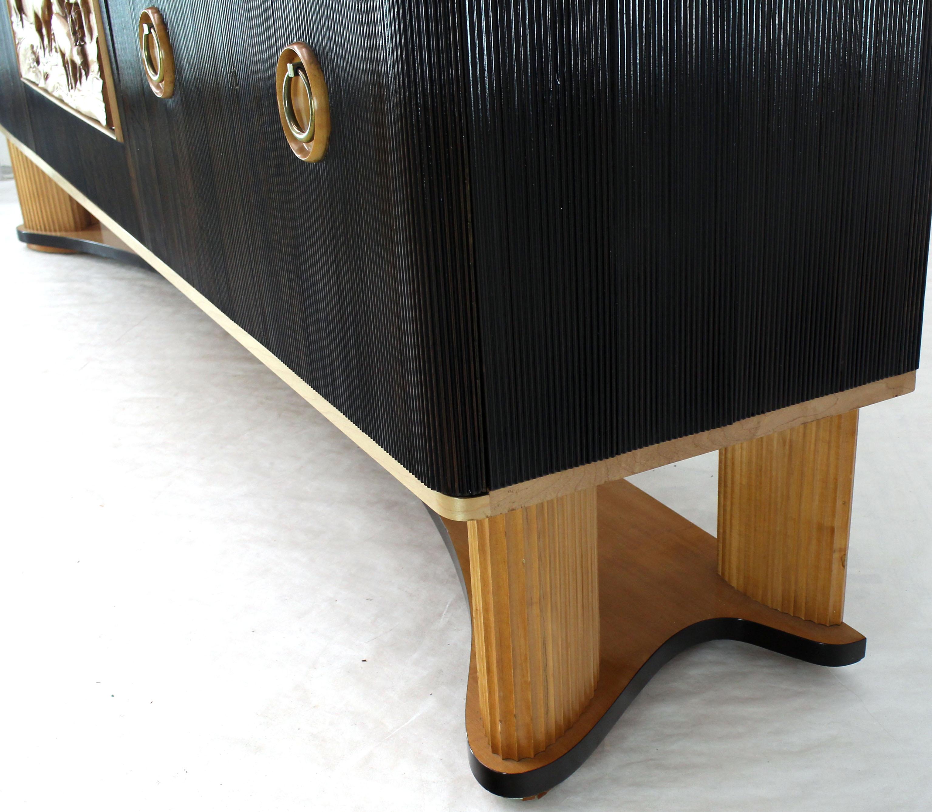 Osvaldo Borsani Extra Long Sideboard Bar Cabinet Credenza Italian Modern 4
