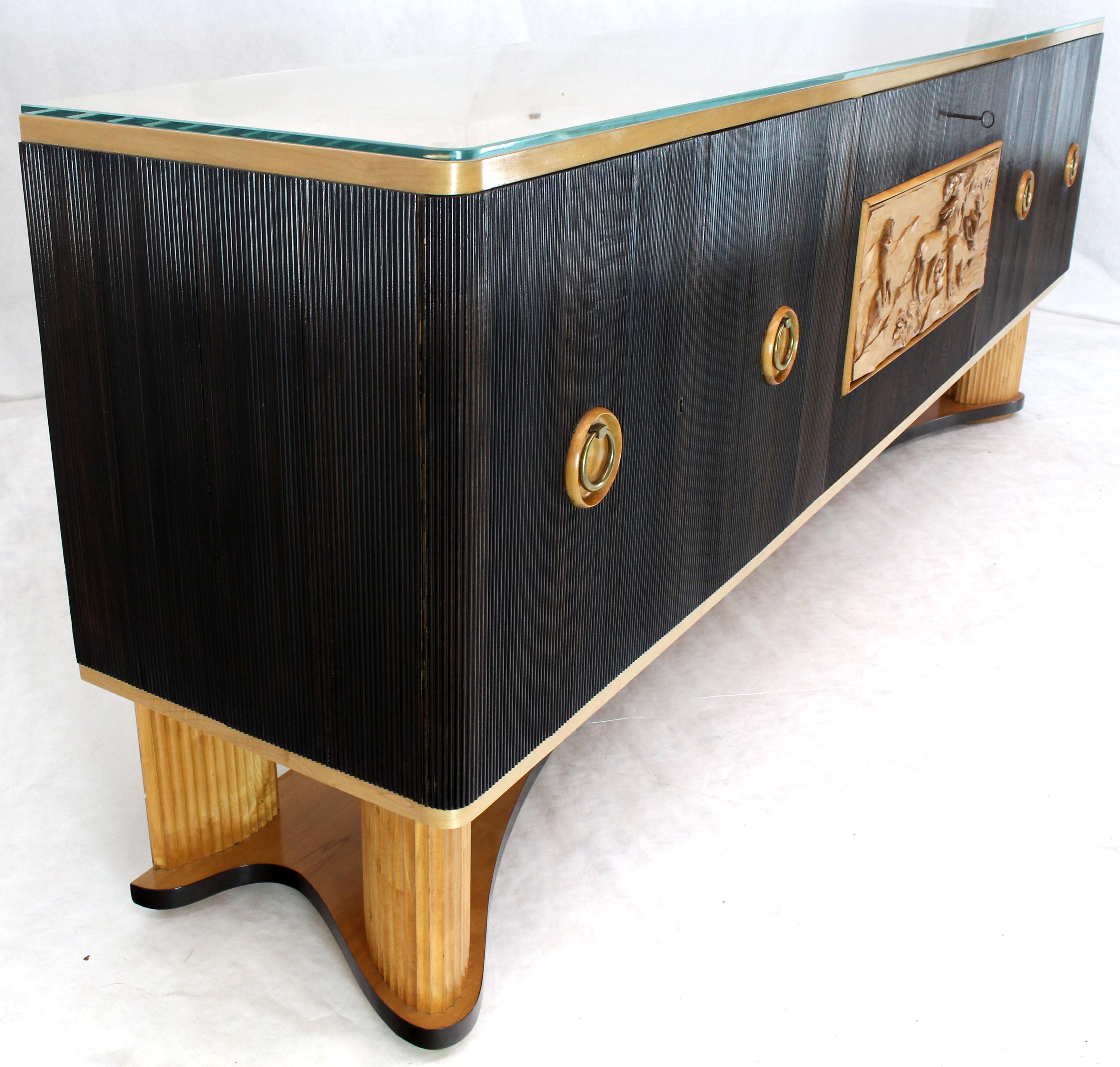 Osvaldo Borsani Extra Long Sideboard Bar Cabinet Credenza Italian Modern 5