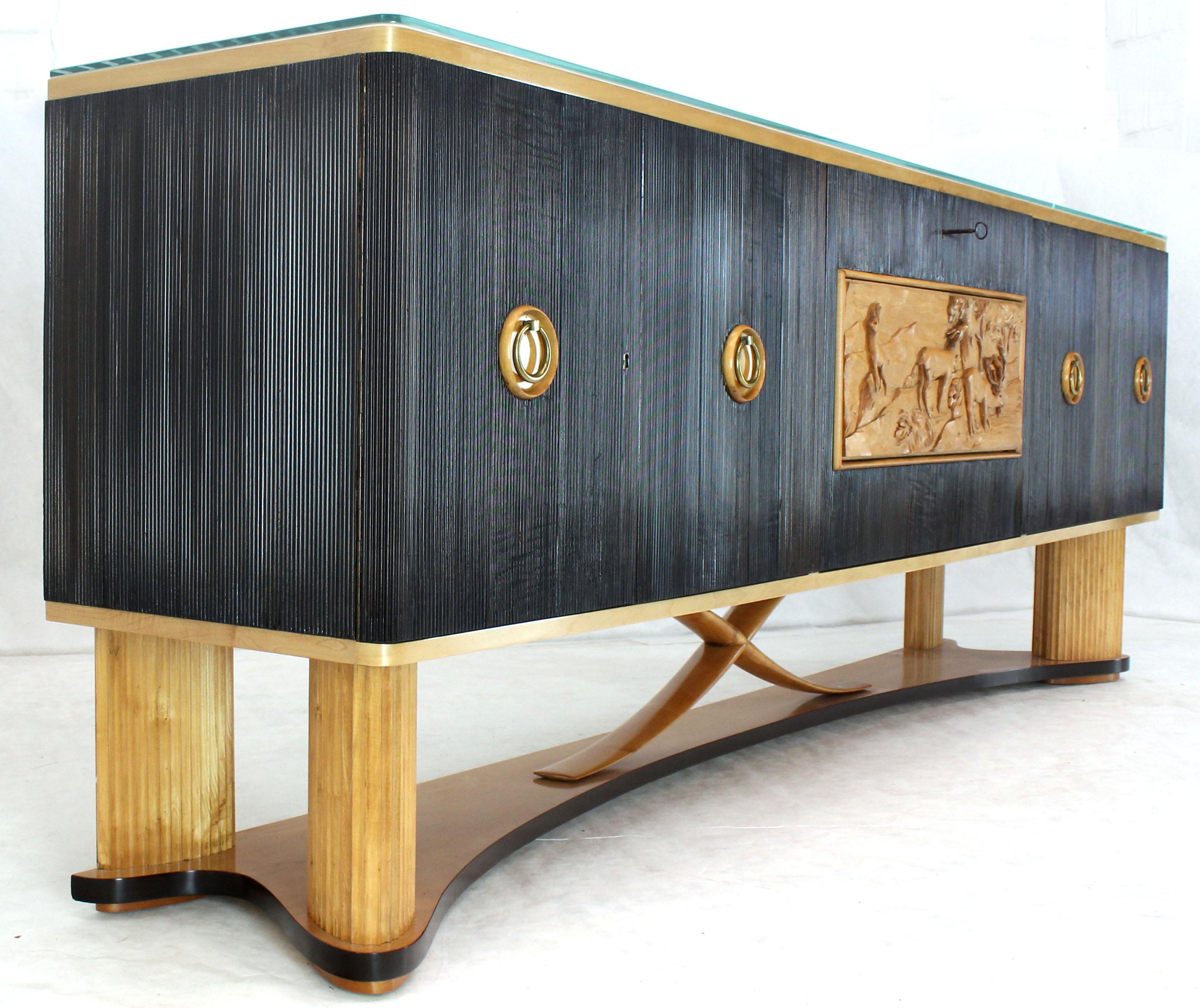 Osvaldo Borsani Extra Long Sideboard Bar Cabinet Credenza Italian Modern 7