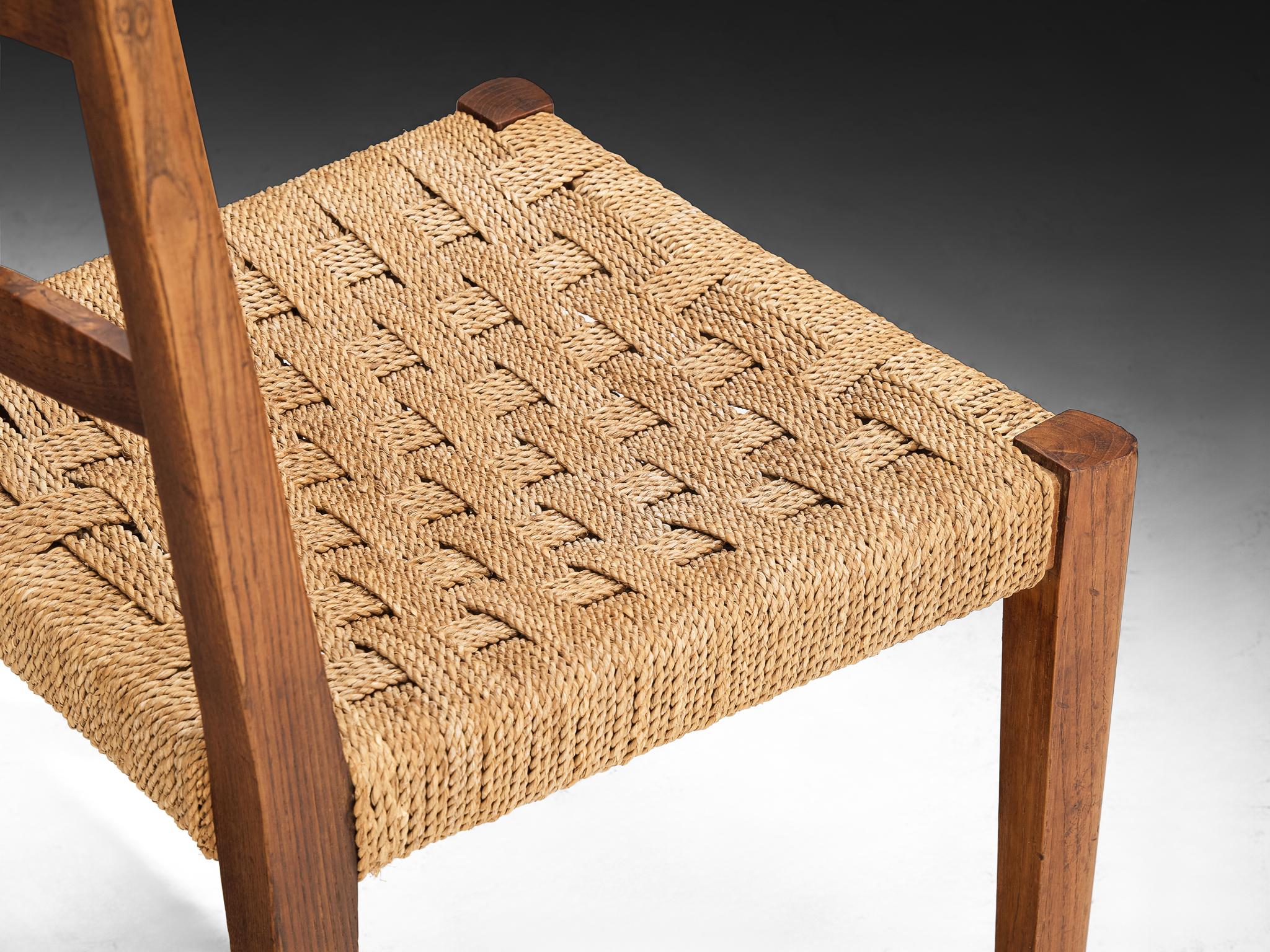 Osvaldo Borsani für ABV Arredamenti Borsani-Varedo Satz von sechs Esszimmerstühlen im Angebot 4