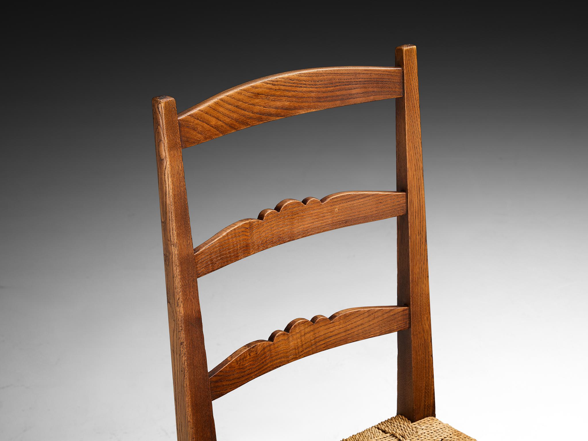 Osvaldo Borsani für ABV Arredamenti Borsani-Varedo Satz von sechs Esszimmerstühlen (Italienisch) im Angebot