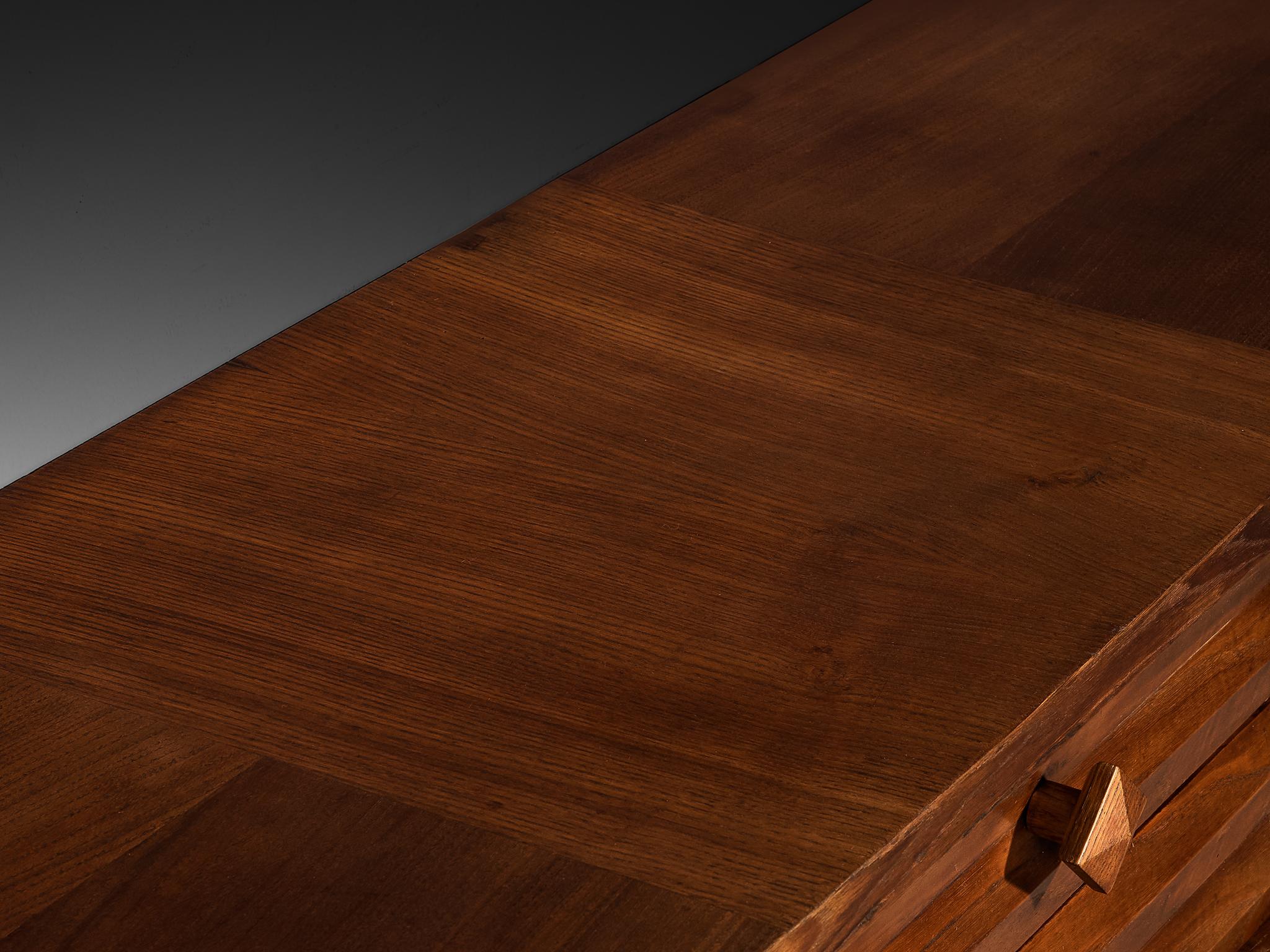 Osvaldo Borsani für ABV Arredamenti Borsani-Varedo Sideboard in Kastanie im Angebot 2