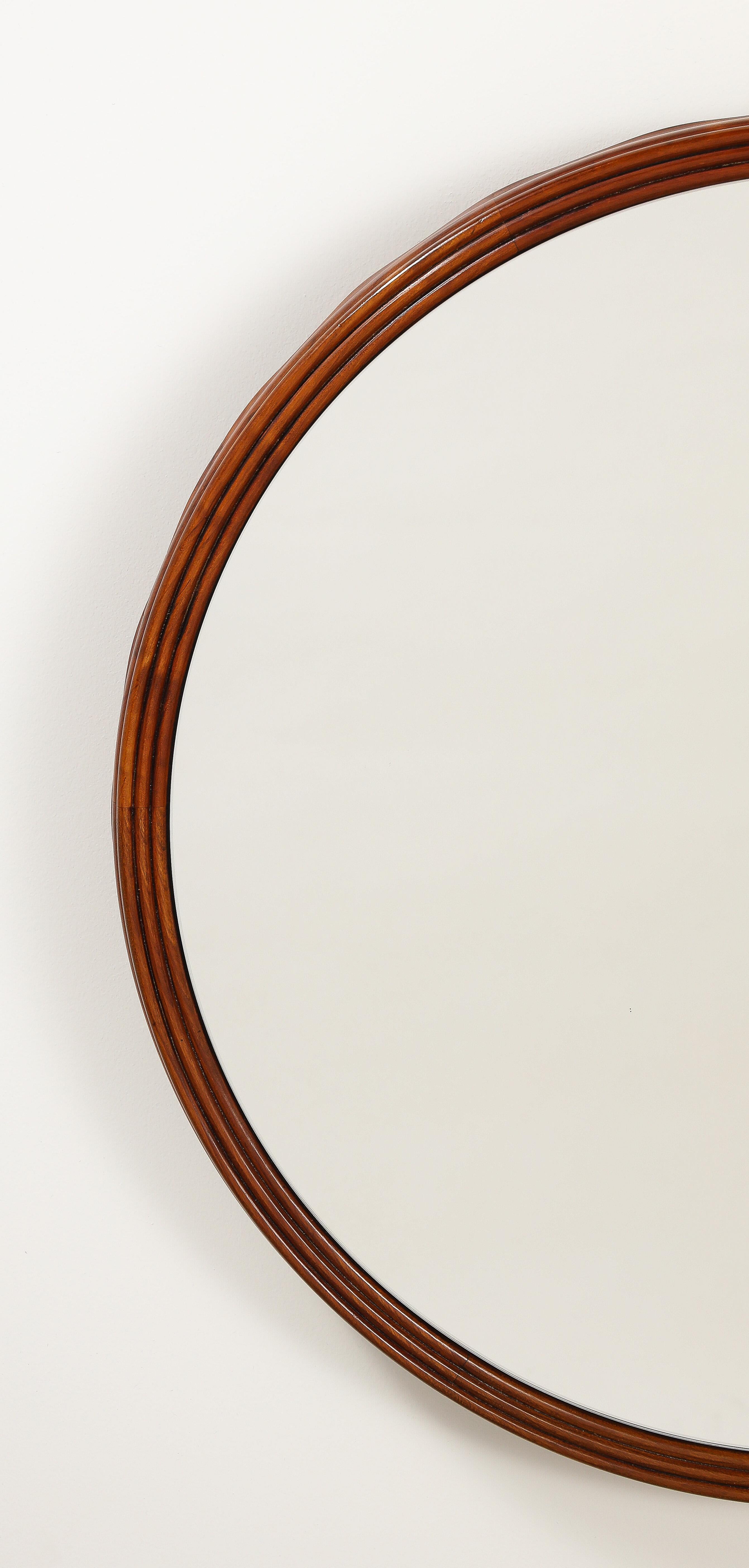 Osvaldo Borsani for ABV Wall Mounted Console and Mirror, circa 1940 In Good Condition In New York, NY