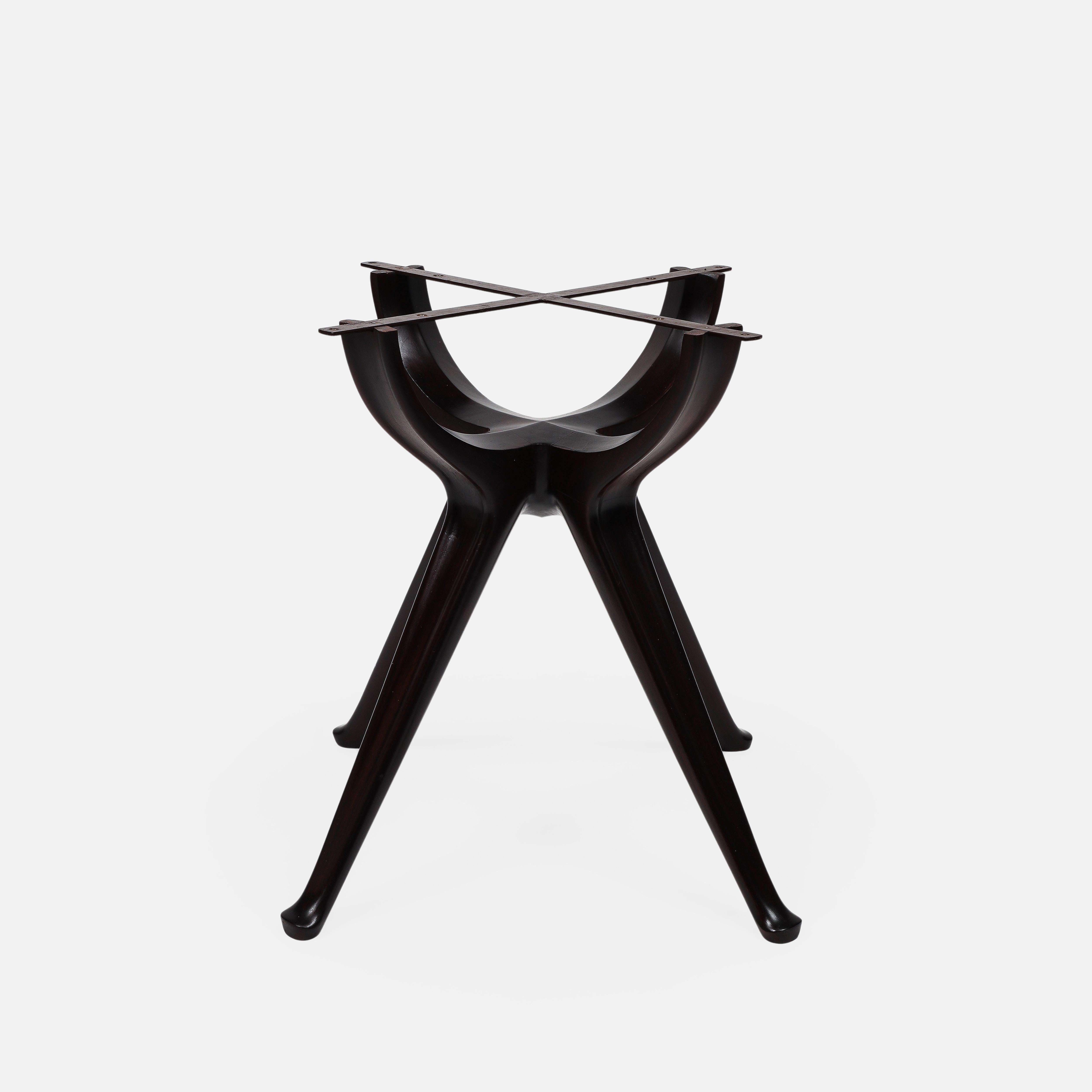 Osvaldo Borsani for AVB Rare Onyx and Mahogany Dining or Center Table Model 7969 im Angebot 5