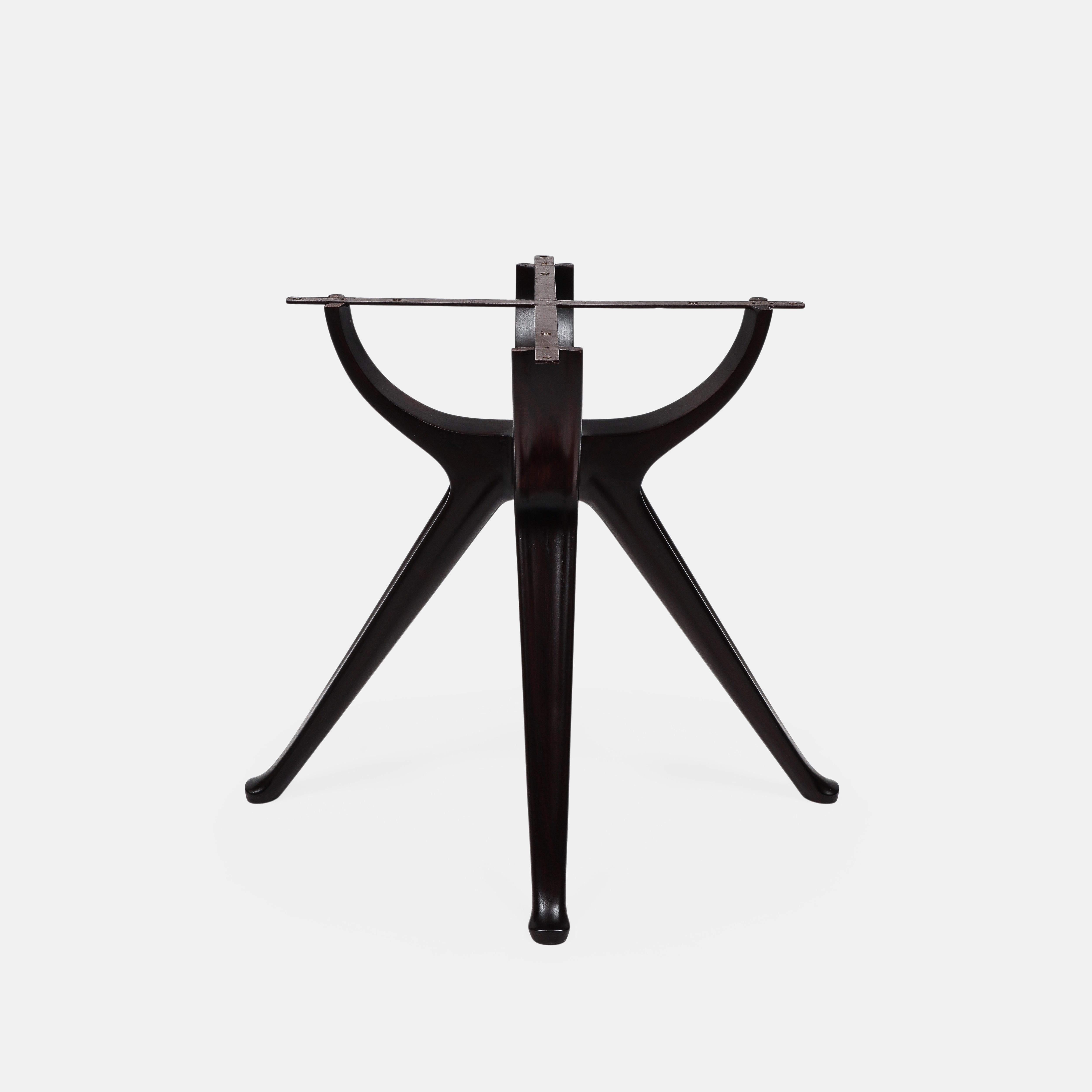 Osvaldo Borsani for AVB Rare Onyx and Mahogany Dining or Center Table Model 7969 im Angebot 7