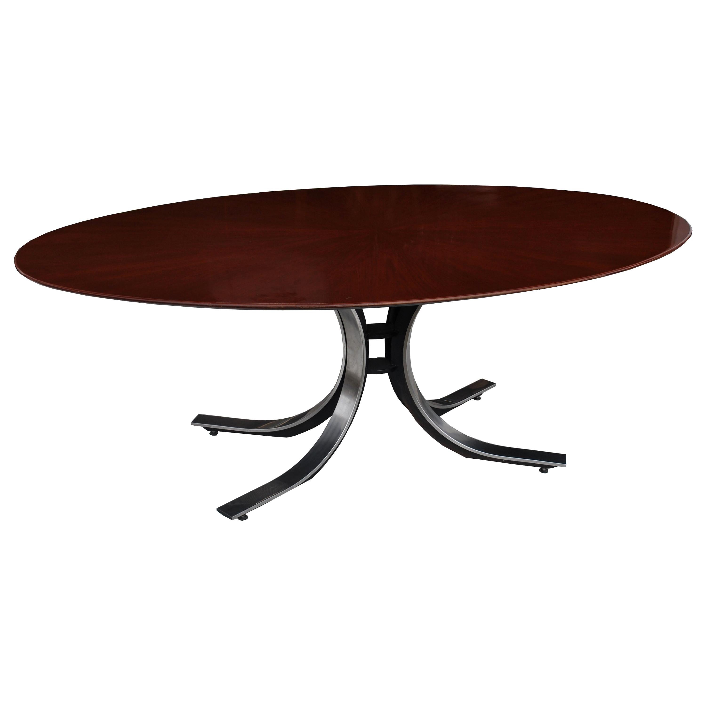 6FT Borsani Stow Davis Oval Dining Conference Table