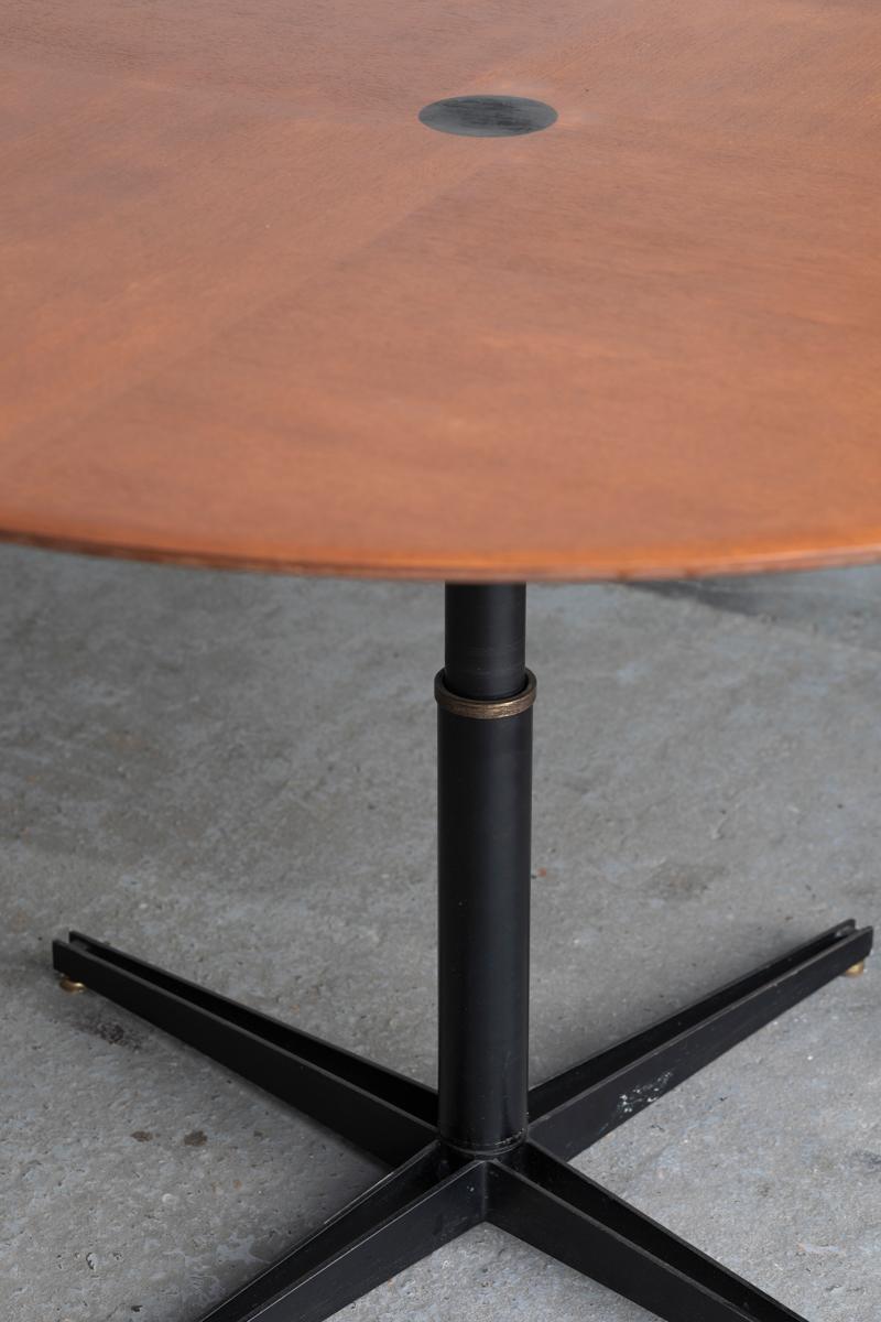 Osvaldo Borsani for Tecno Adjustable Dining Table T41, Italy, 1950s  2