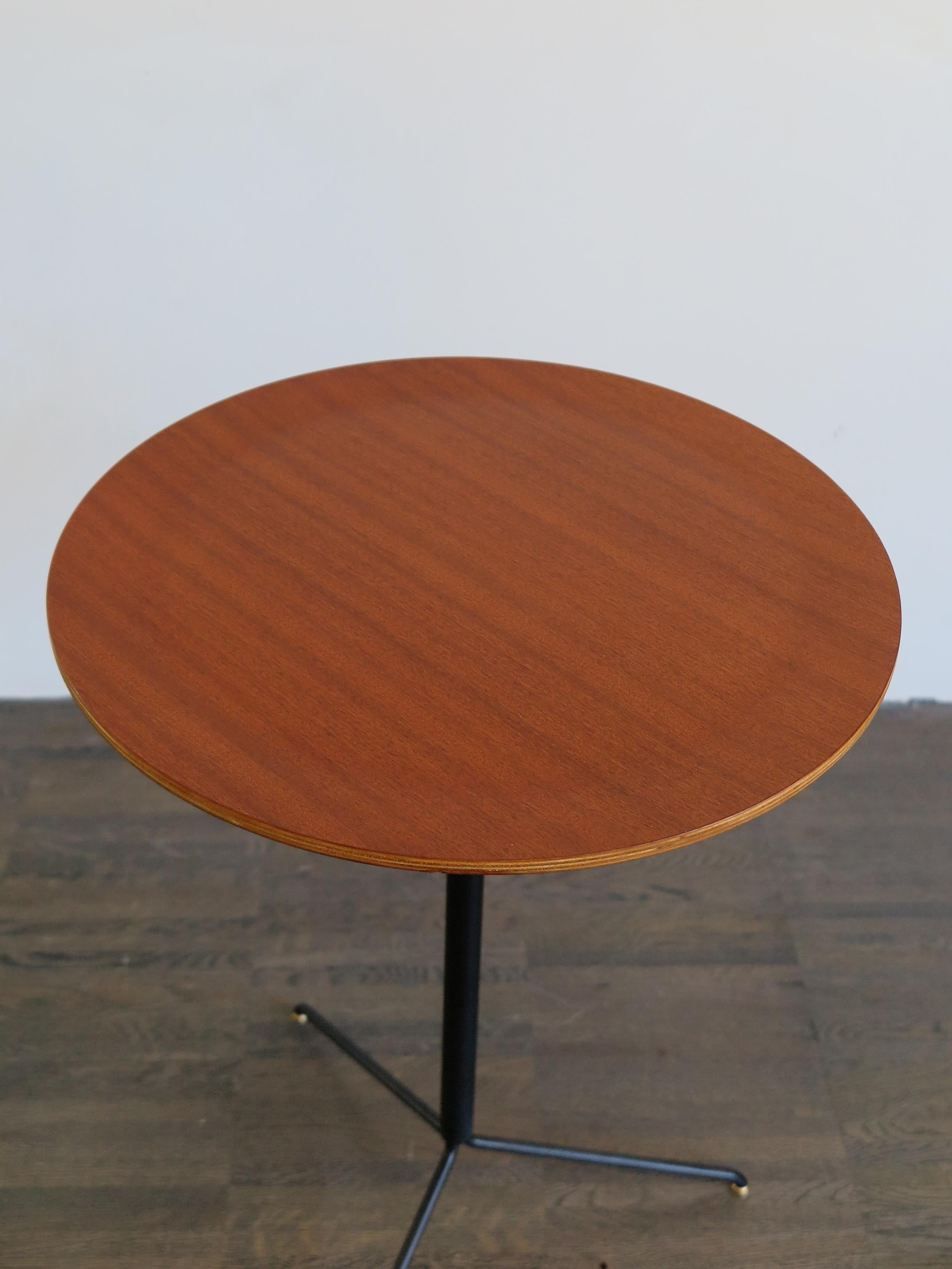 Veneer Osvaldo Borsani for Tecno Italian Midcentury Modern Wood Coffe Table, 1950s