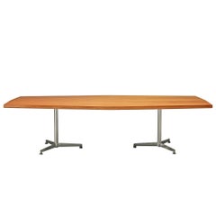 Osvaldo Borsani for Tecno, Writing Table in Mahogany