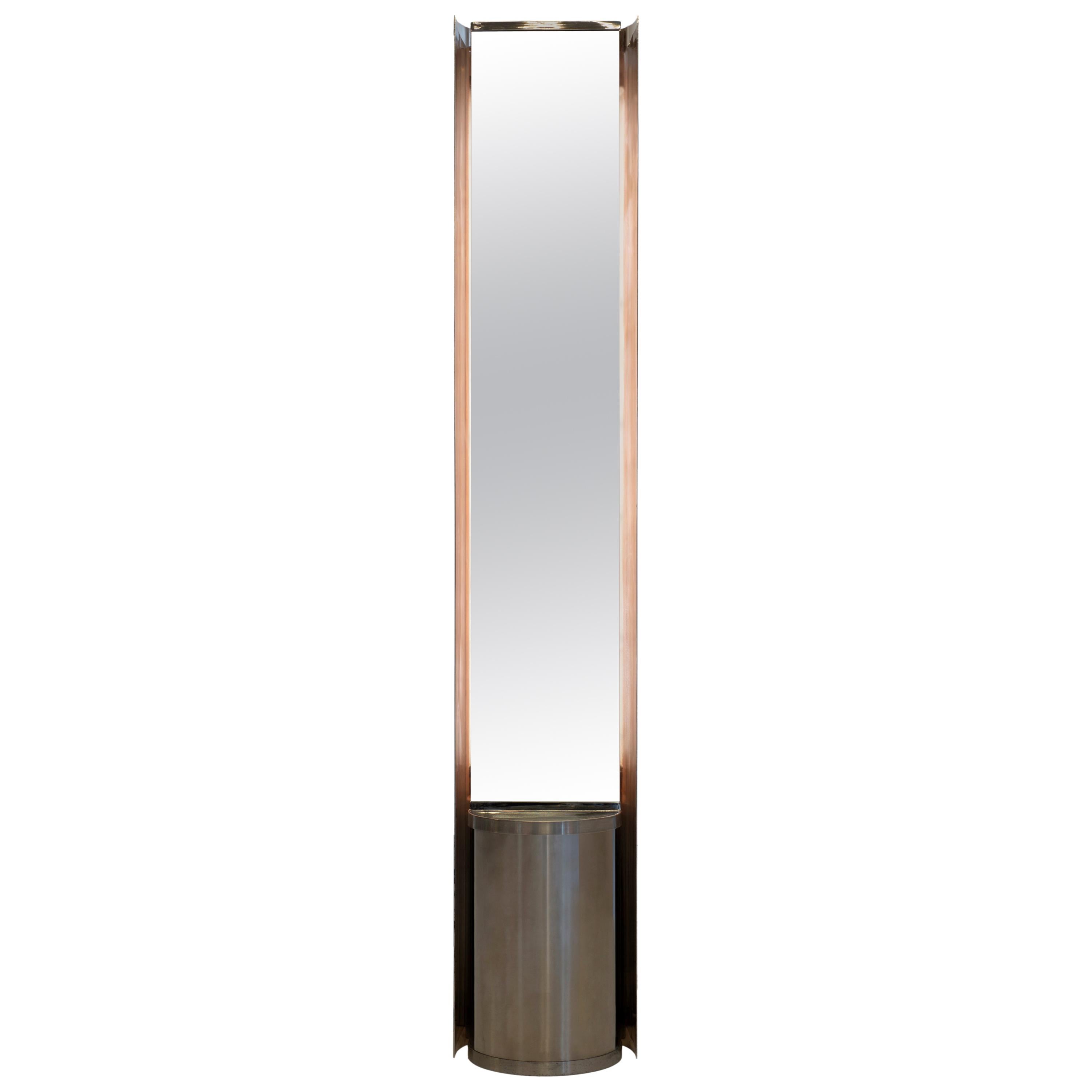 Osvaldo Borsani Illuminated Mirror For Sale