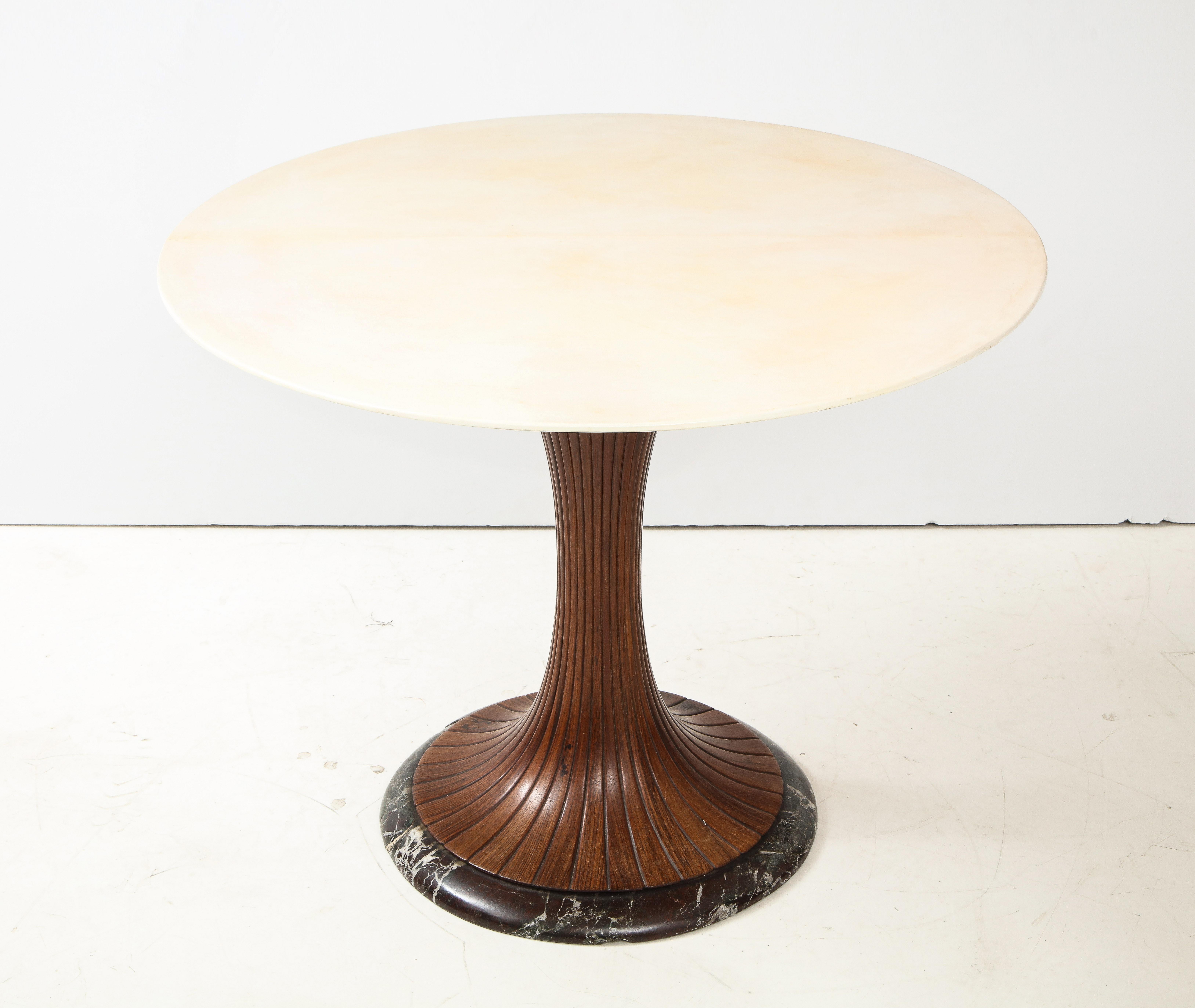 Walnut Osvaldo Borsani Italian 1950s Dining or Center Table