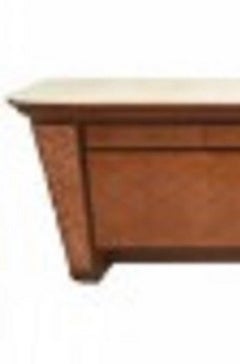 Osvaldo Borsani Italian Modern Mixed wood & Parchment Sideboard/Buffet, 1940s