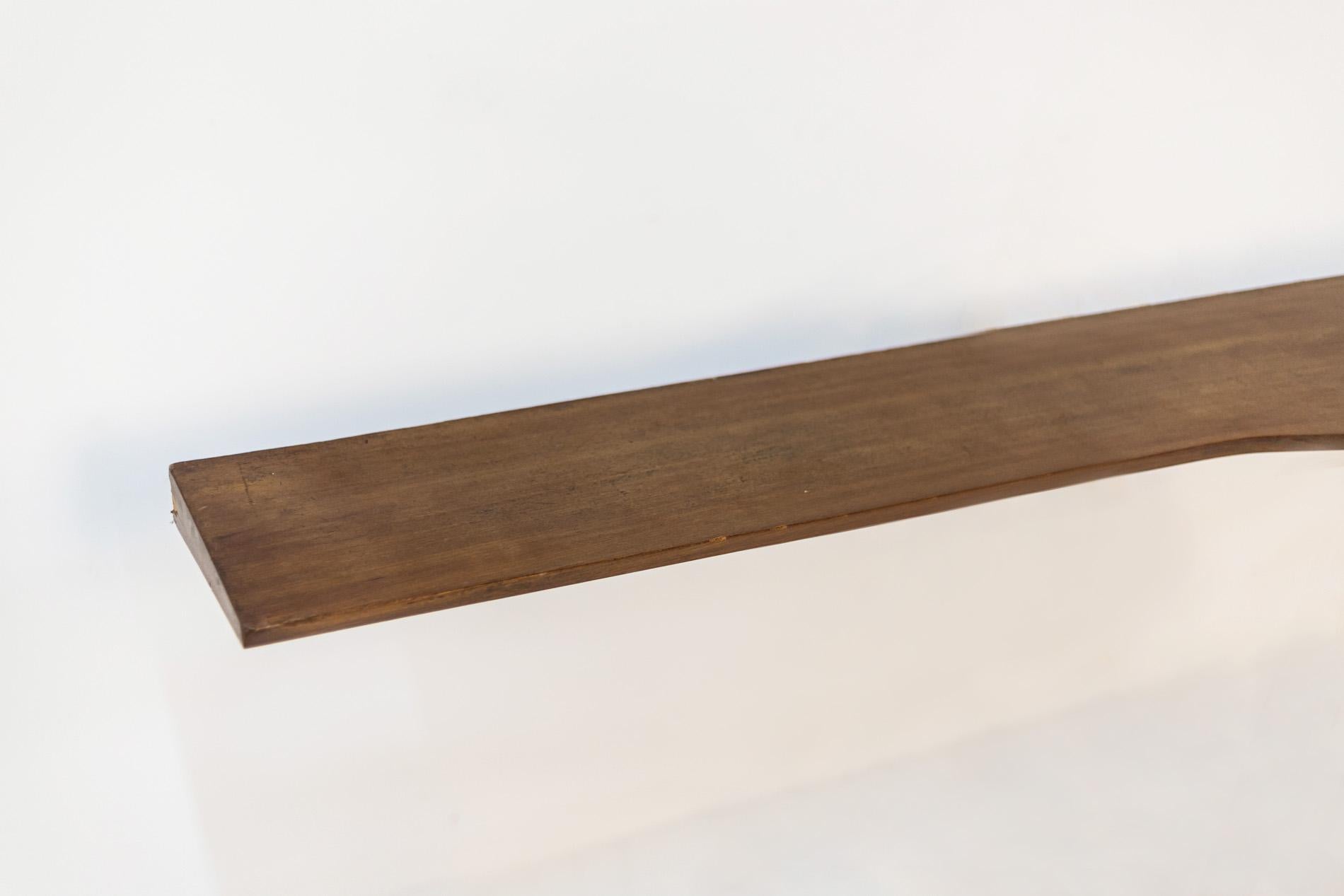 Osvaldo Borsani Large Italian Walnut Wall Console Table 3