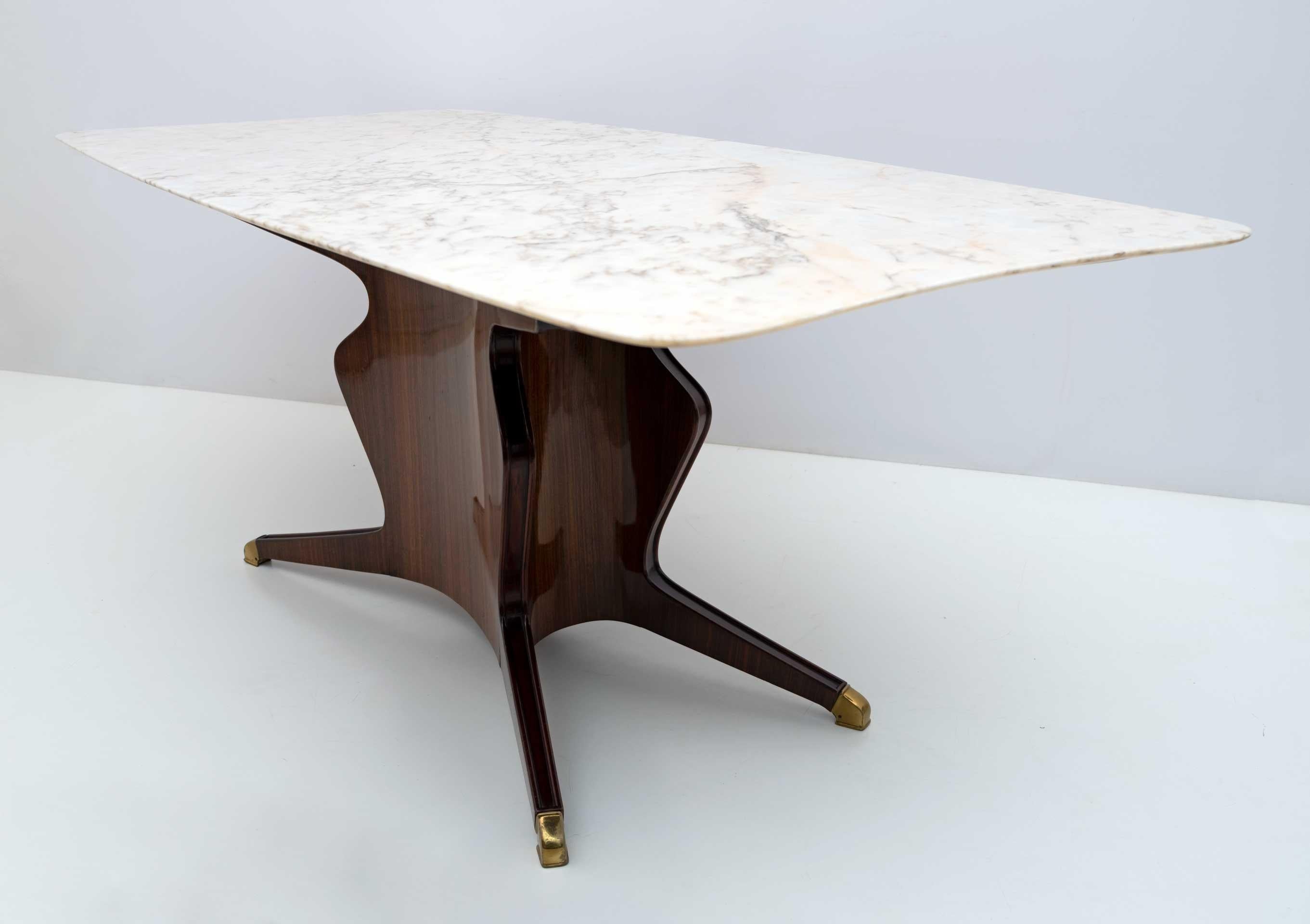 Table de salle à manger italienne moderne du milieu du siècle d'Osvaldo Borsani, années 1950 en vente 4