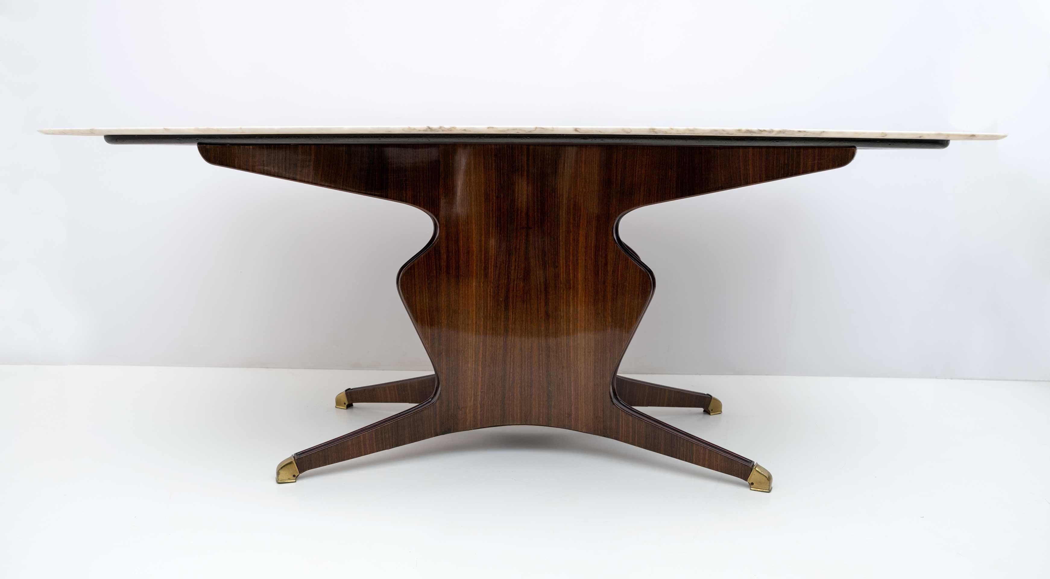Osvaldo Borsani Mid-Century Modern Italian Dinning Table, 1950s For Sale 1