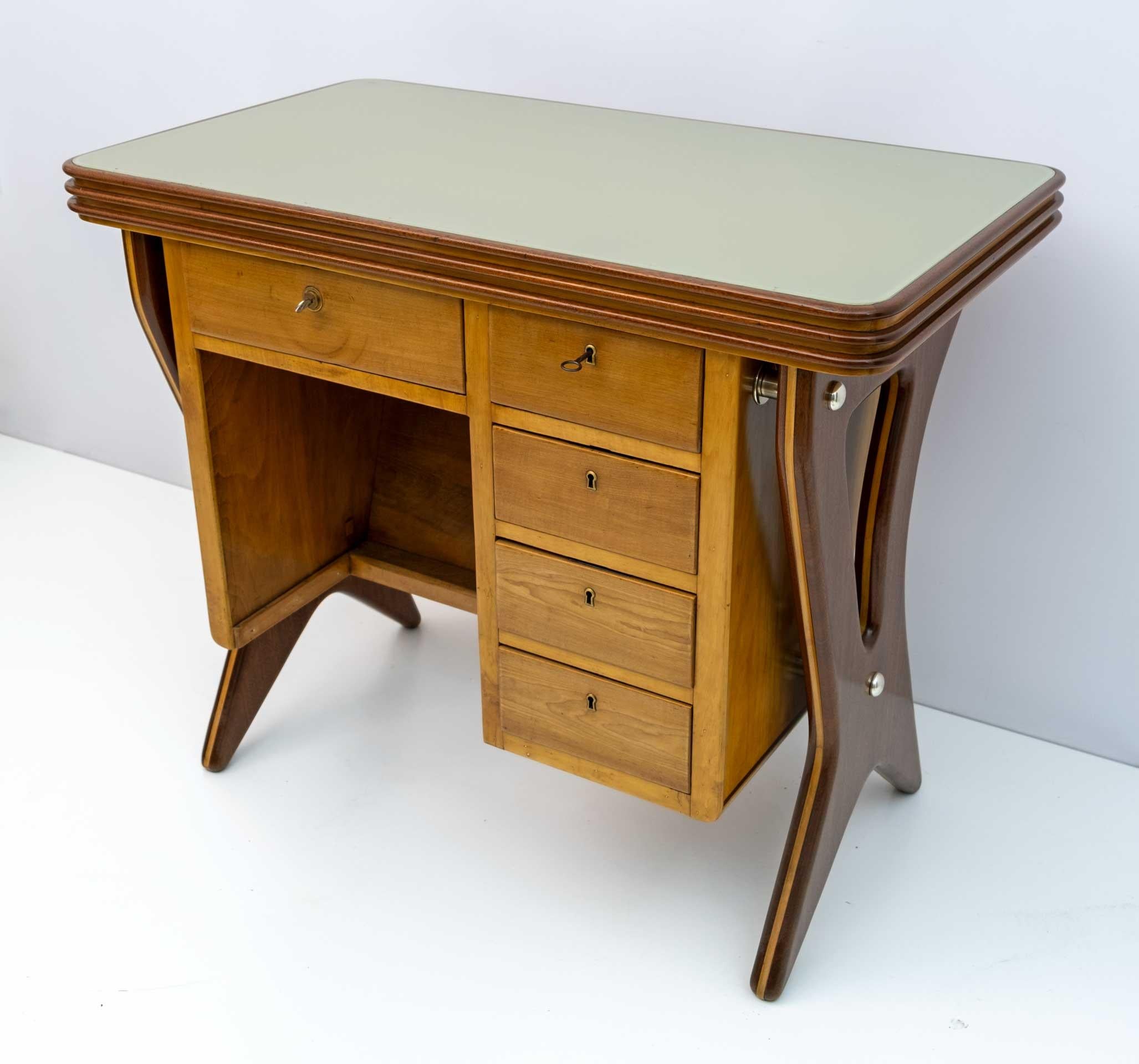 Mid-20th Century Osvaldo Borsani Mid-Century Modern Italian Shop Counter Cash Desk, 1950s For Sale