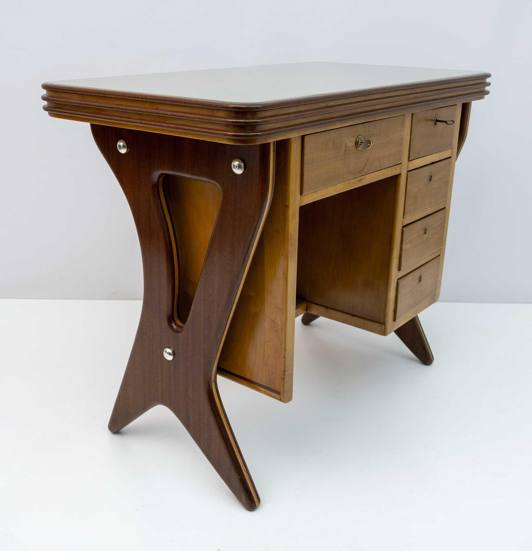 Osvaldo Borsani Mid-Century Modern Italian Shop Counter Cash Desk, 1950s For Sale 3