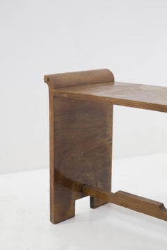 Osvaldo Borsani Mid-Century Walnut Briar Stool