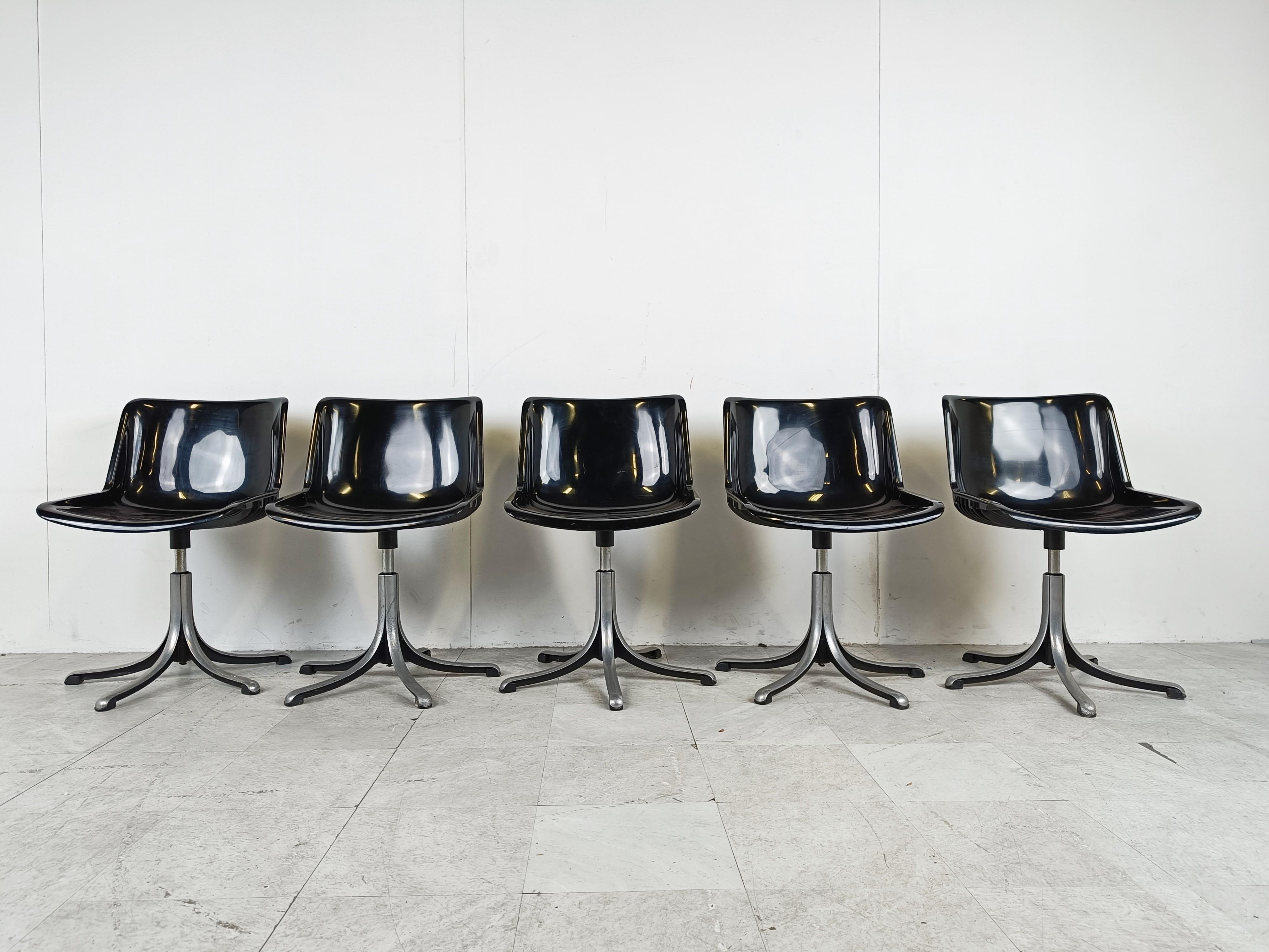 Mid-Century Modern Osvaldo Borsani 'Modus' Chair for Tecno, 1970s