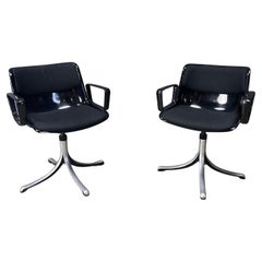 Osvaldo Borsani 
Modus
 chairs for Tecno, 1970s - set of 2