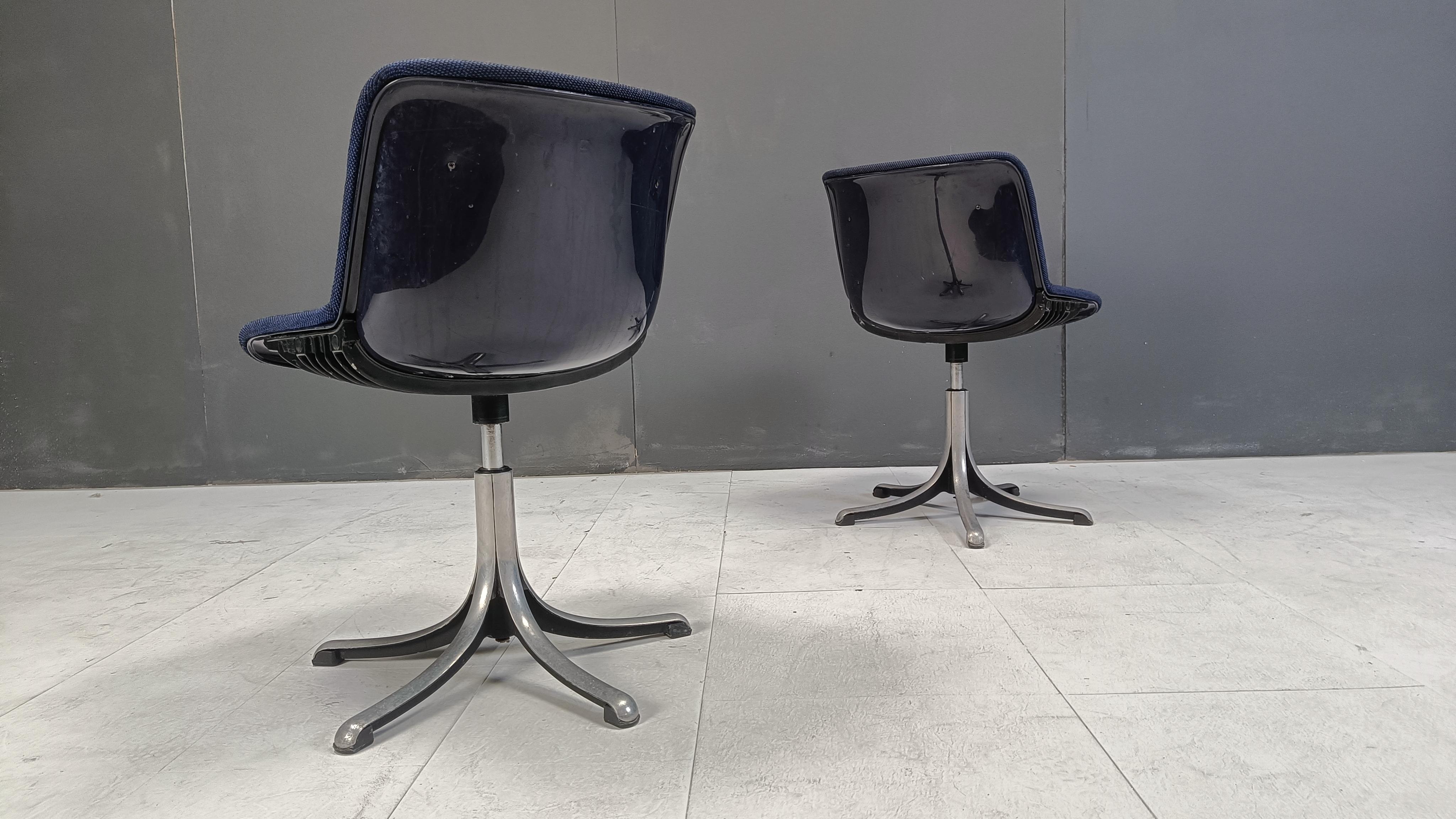 Osvaldo Borsani 'Modus' chairs for Tecno, 1970s - set of 4 3