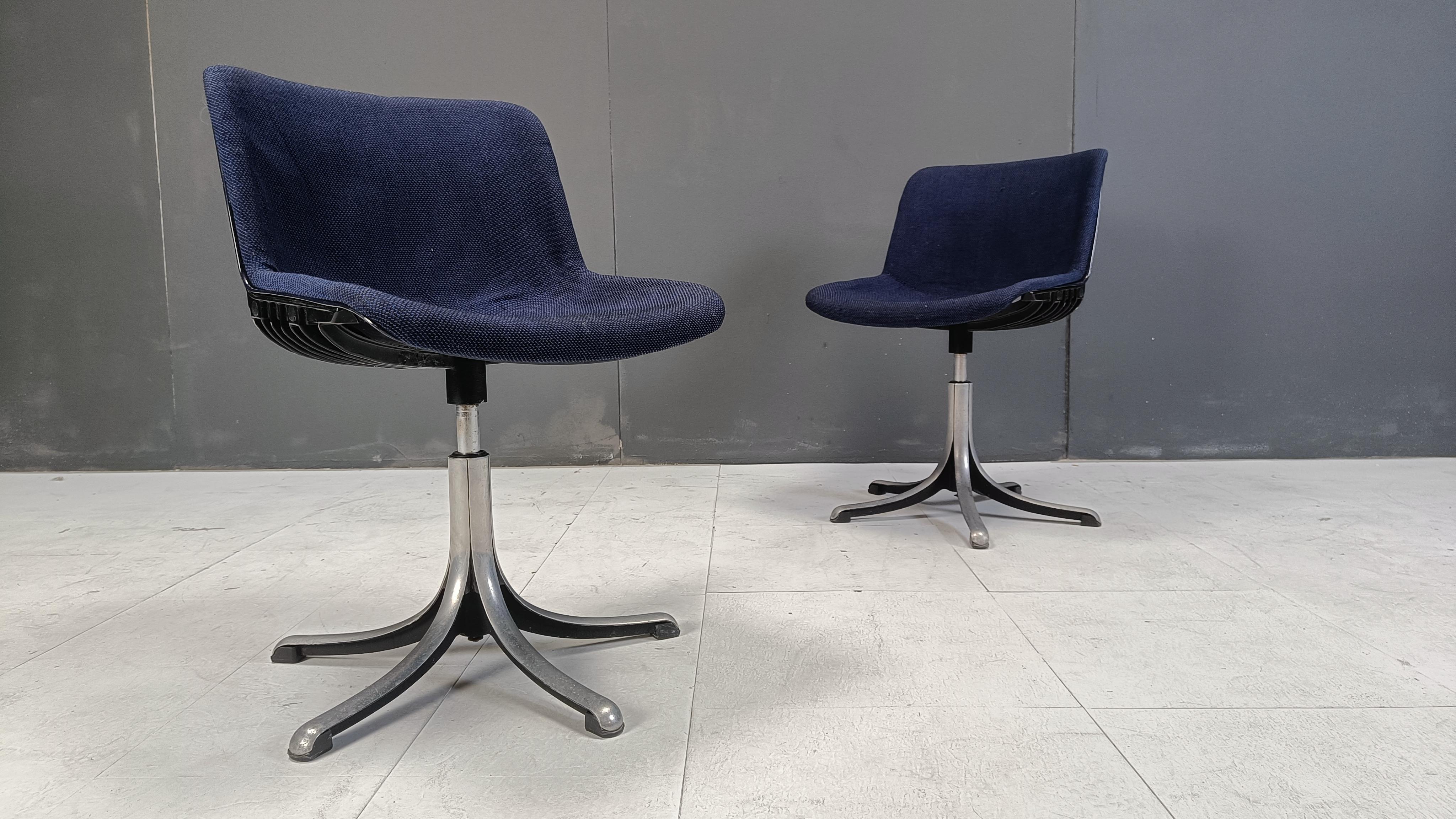 Osvaldo Borsani 'Modus' chairs for Tecno, 1970s - set of 4 1